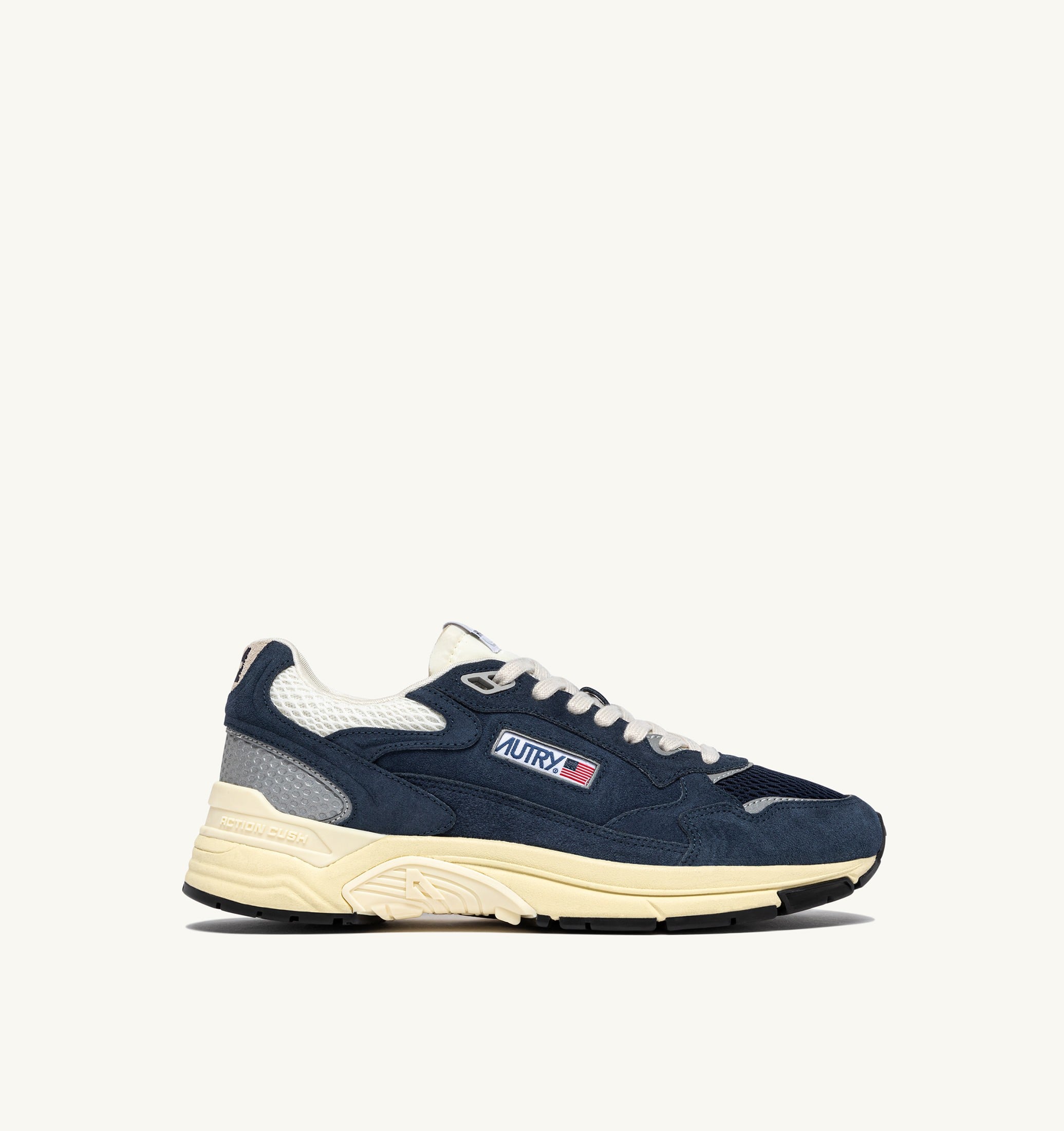 BASKETS HYPERWAY EN MESH ET DAIM BLUETTE ET MARSHMALLOW