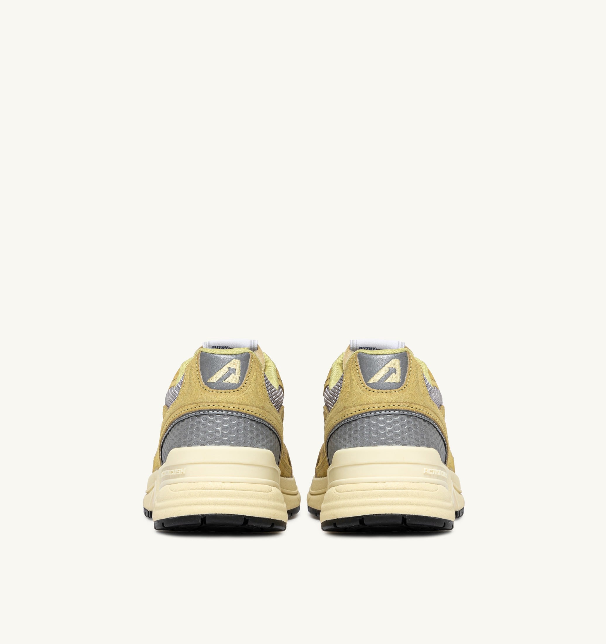 BASKETS HYPERWAY EN MESH ET DAIM SOUTHERN MOSS ET ARGENT