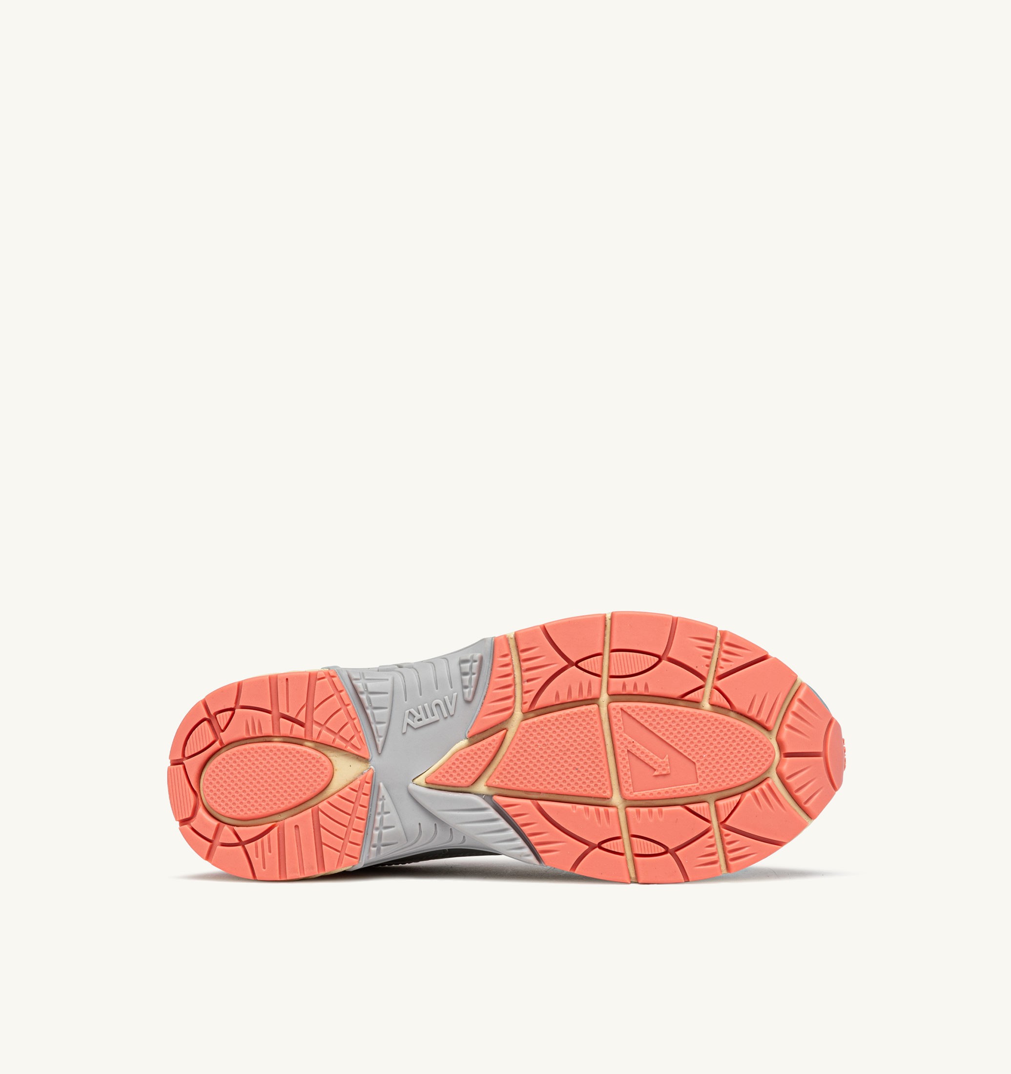 BASKETS HYPERWAY EN CUIR SYNTHÉTIQUE ET MESH ARGENT ASPARAGUS ET PEACH PINK