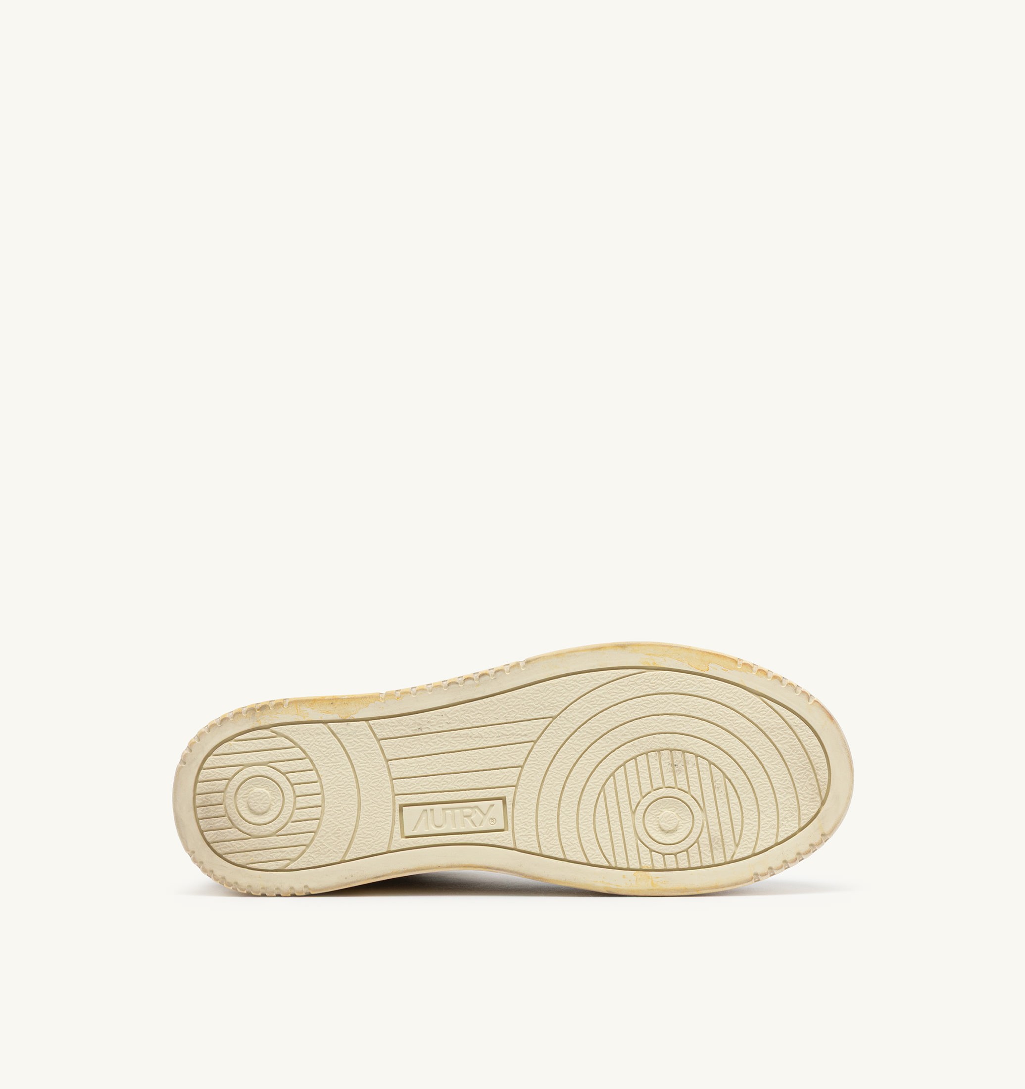 BASKETS MED-WAY SUPER VINTAGE EN CUIR 'PRINT SNAKE' SILVER ET MARSHMALLOW