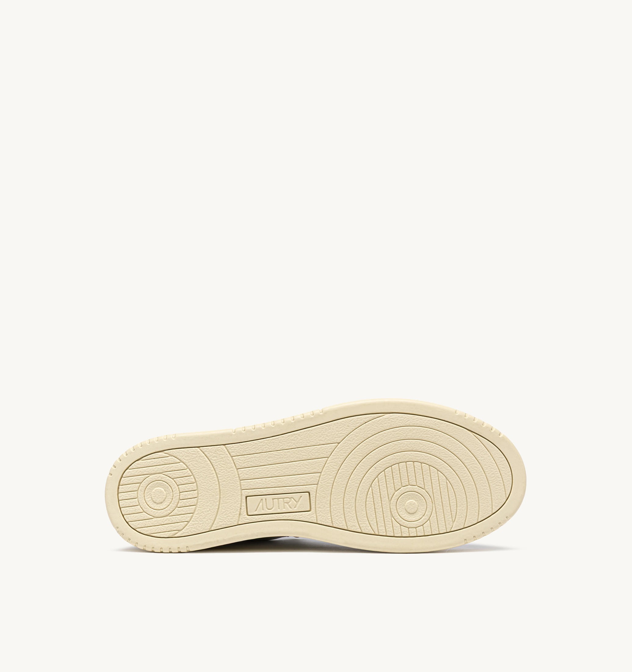 BASKETS MEDALIST LOW EN CUIR BLANC ET SPICY ORANGE