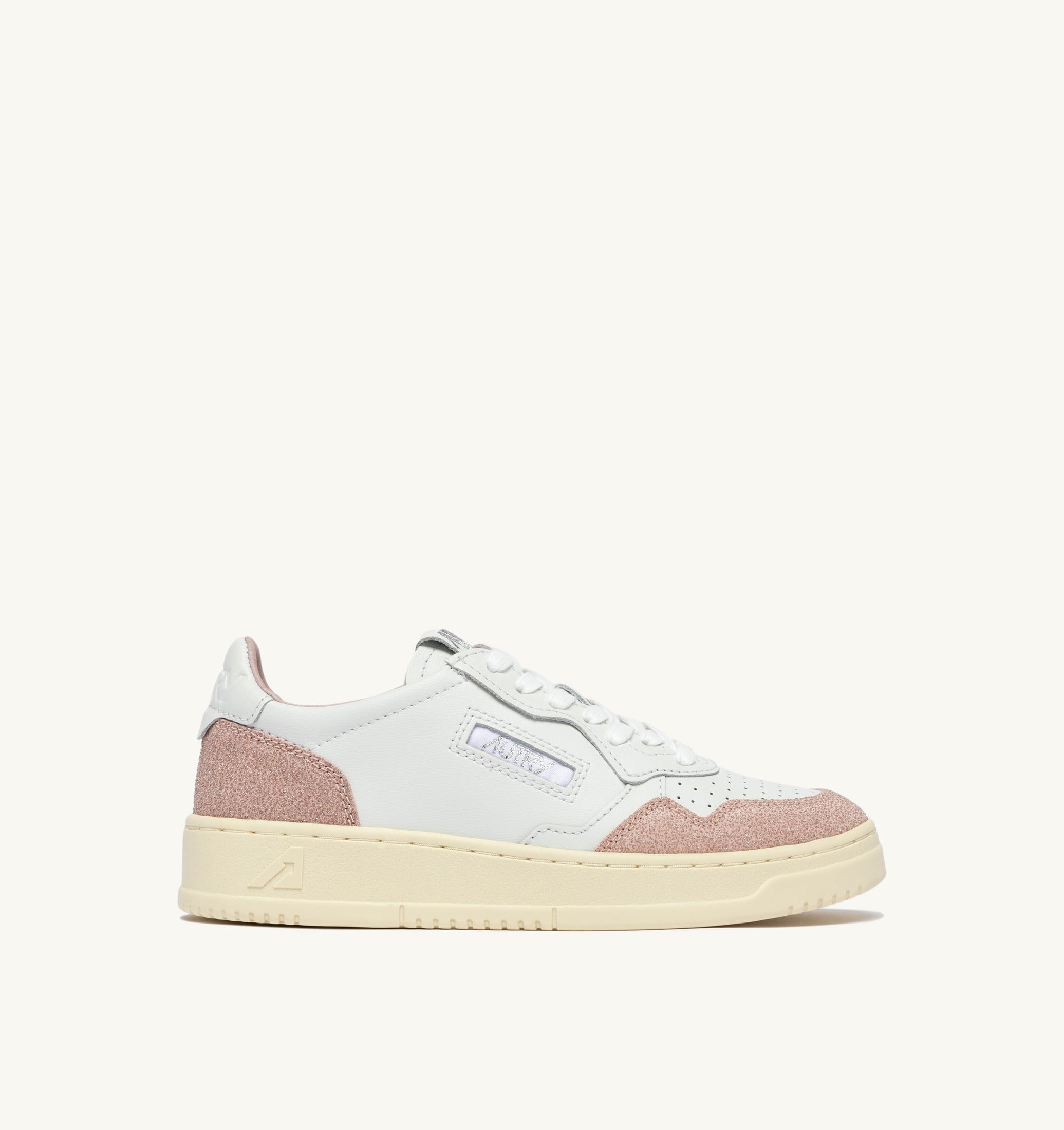 BASKETS MEDALIST LOW EN CUIR BLANC ET STARS MEMORY