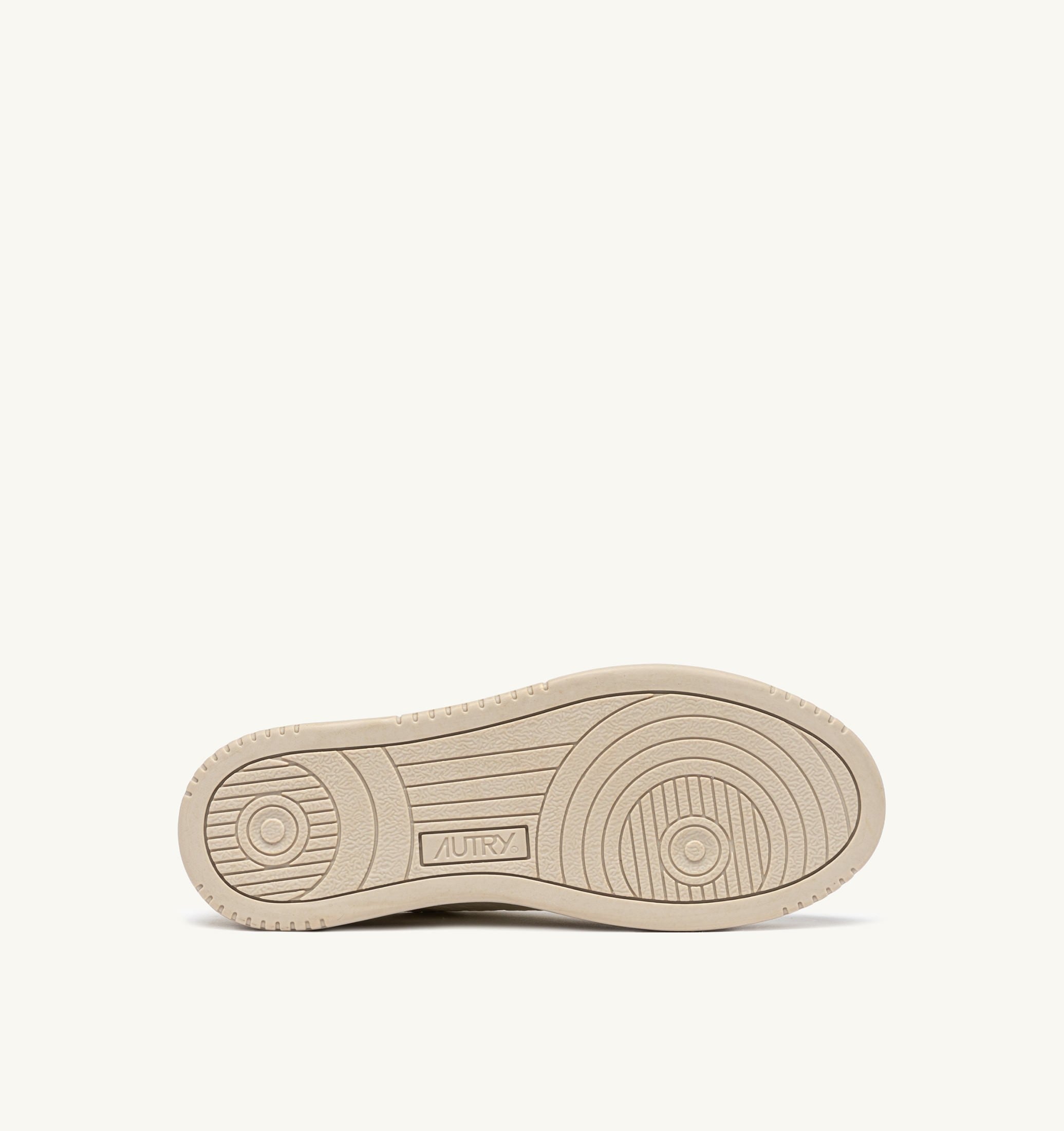 BASKETS MEDALIST LOW EN CUIR LEMON MERINGUE ET SILK