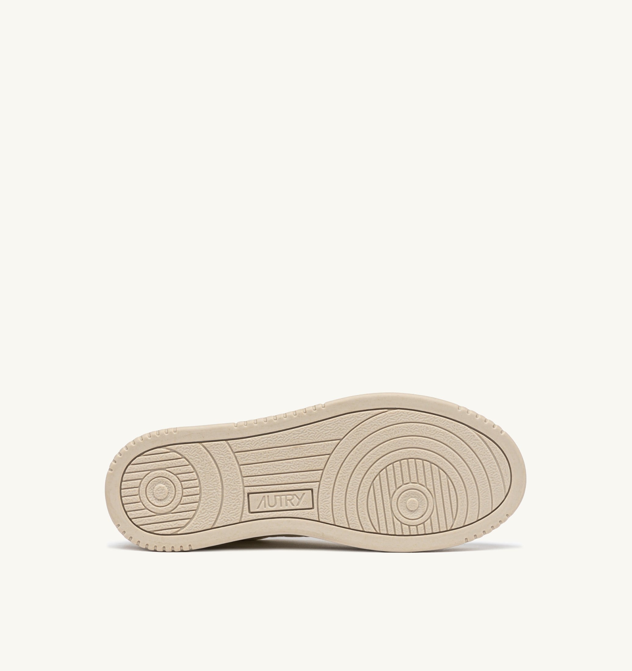 BASKETS MEDALIST LOW EN CUIR PLATINE ET SPONGE