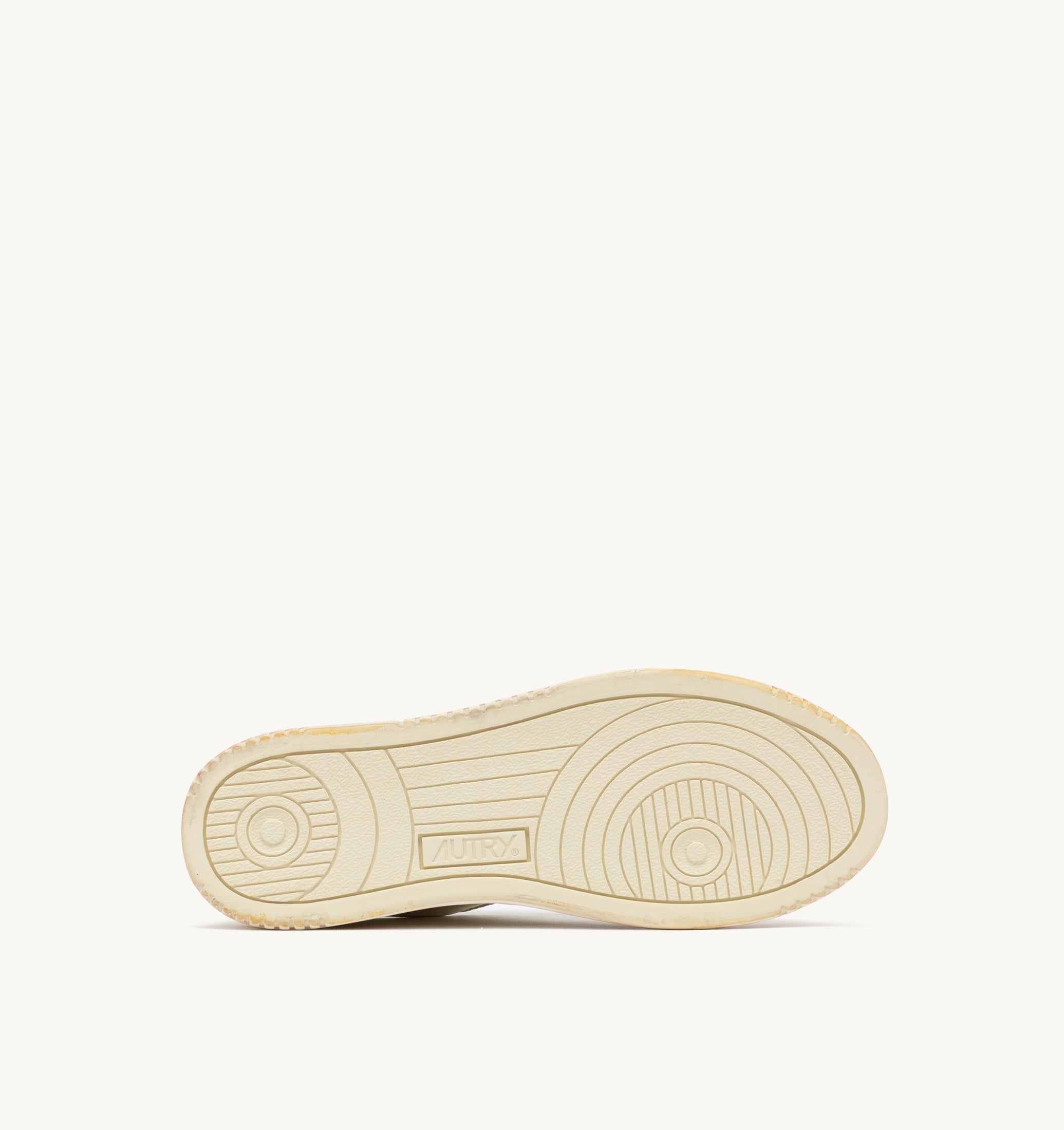 BASKETS MEDALIST LOW SUPER VINTAGE EN CUIR BLANC