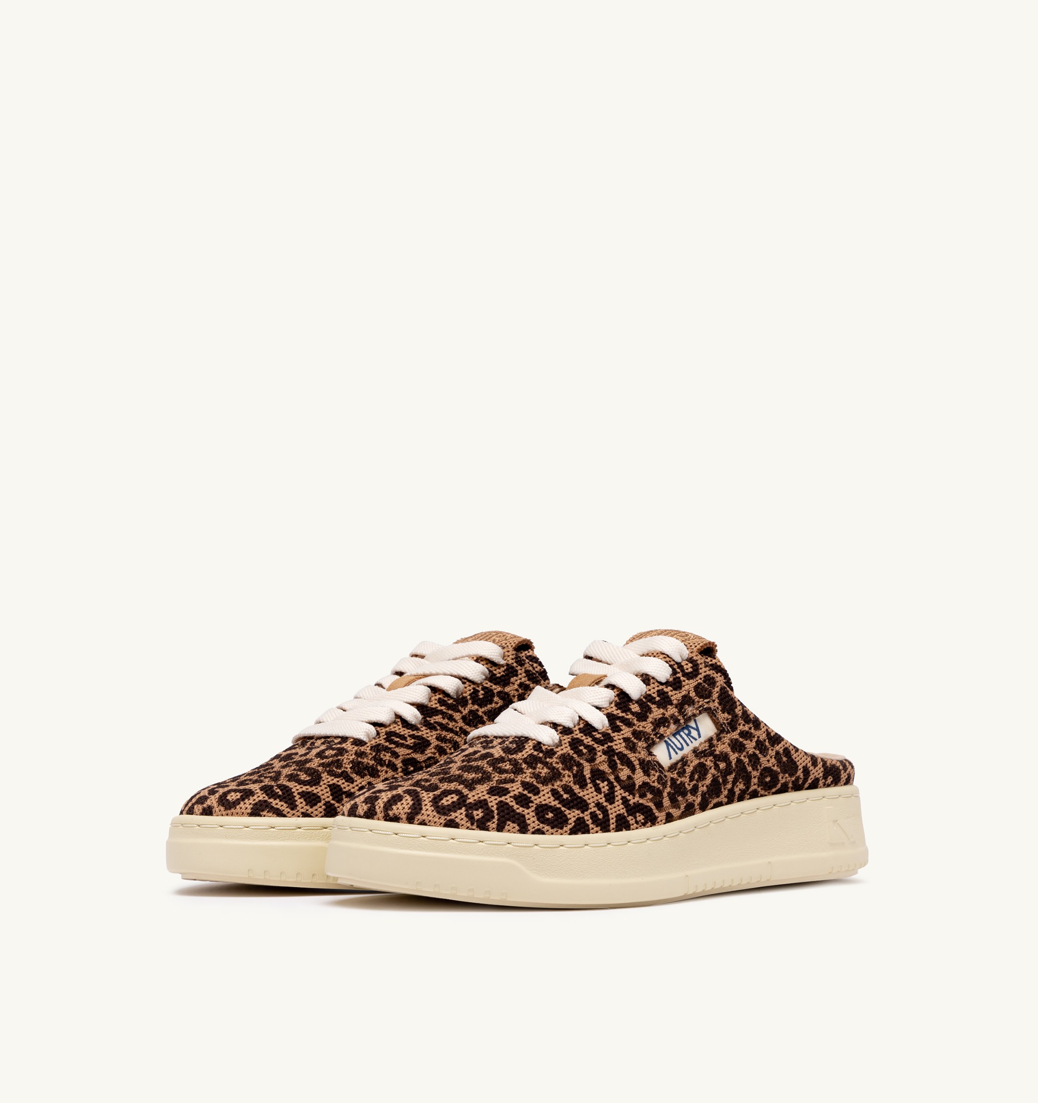 BASKETS EASEKNIT MULE LEOPARD