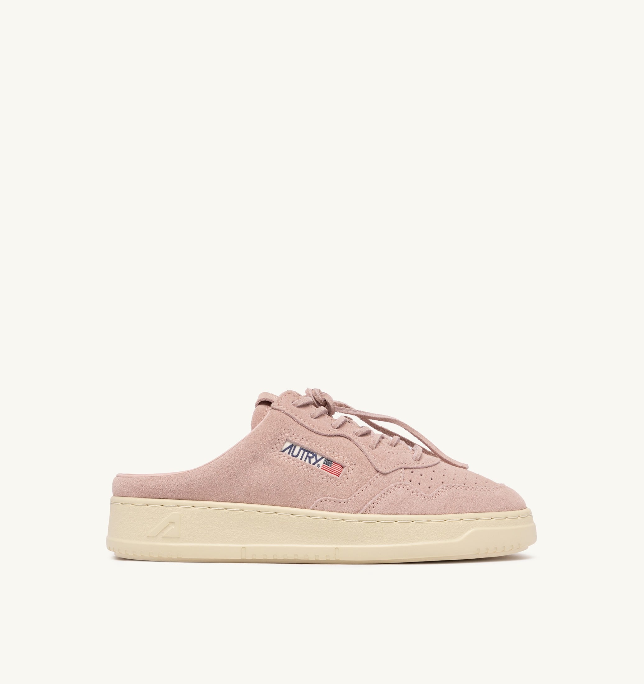 BASKETS MEDALIST MULE EN DAIM SILK