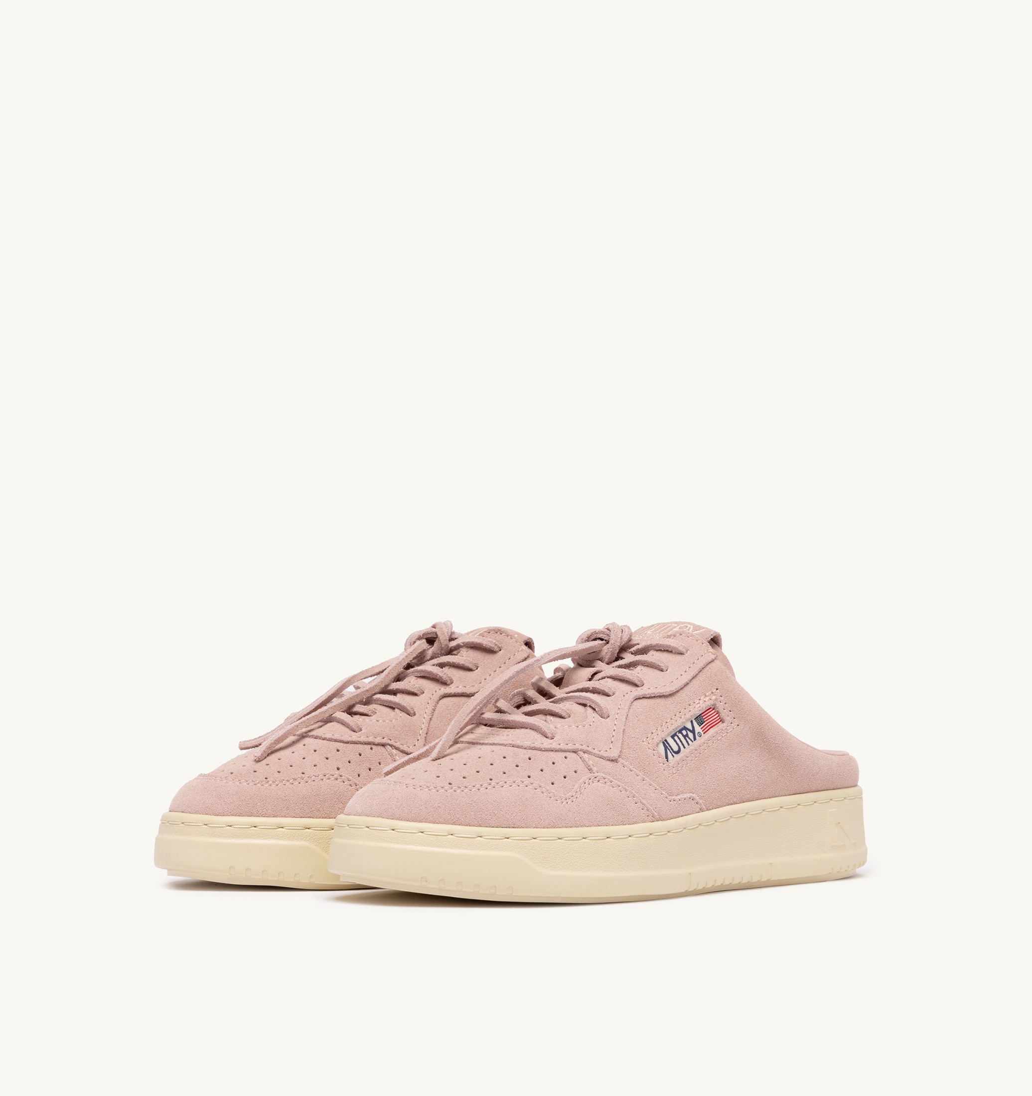 BASKETS MEDALIST MULE EN DAIM SILK