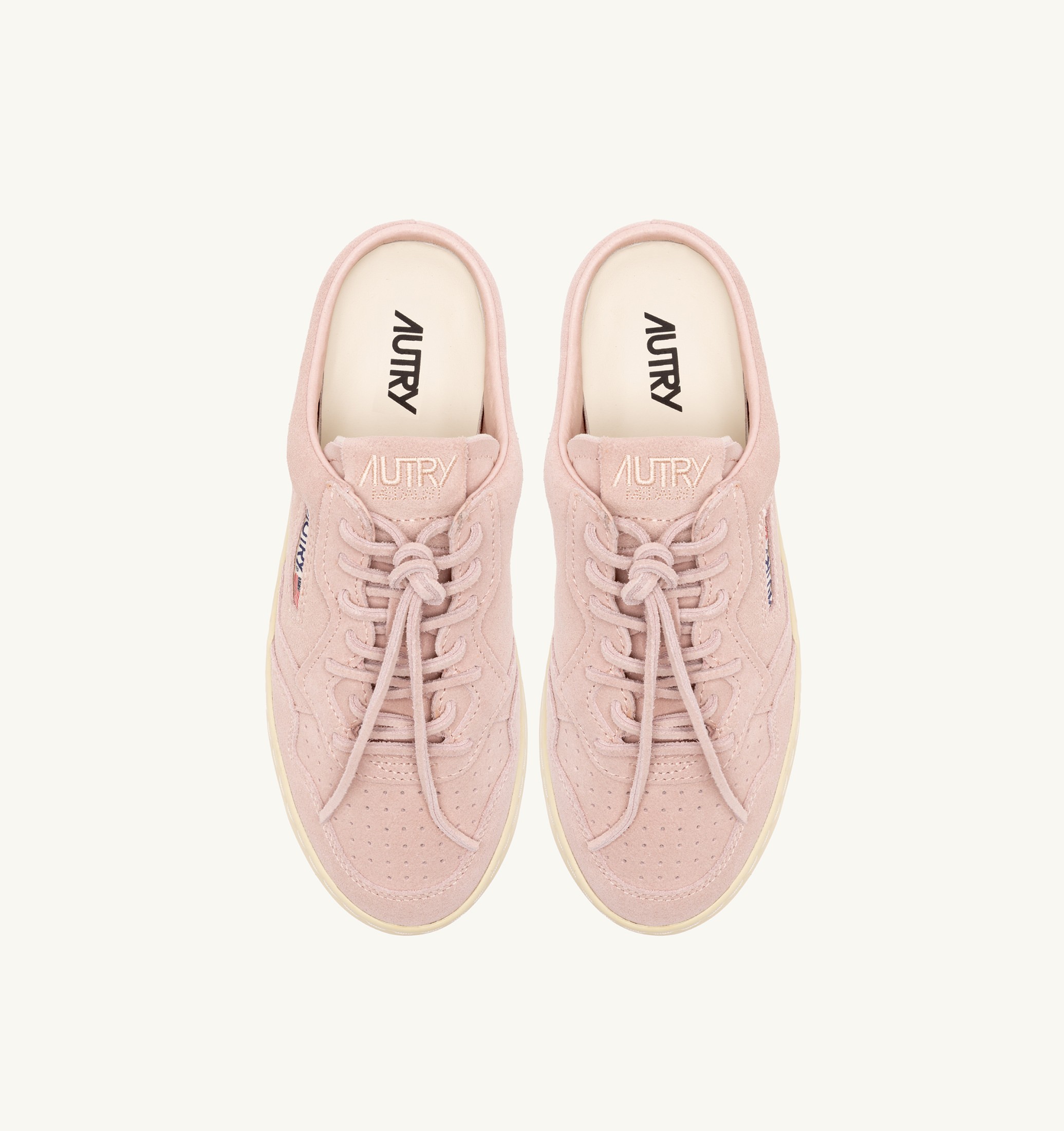 BASKETS MEDALIST MULE EN DAIM SILK