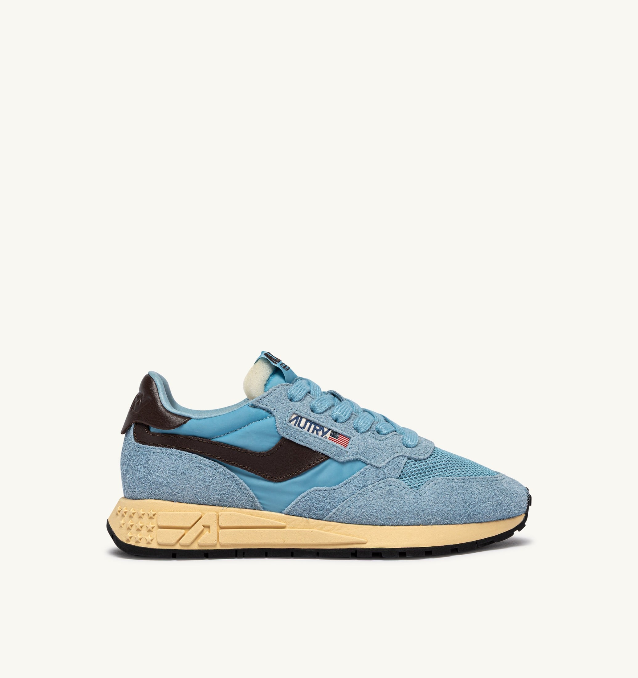 BASKETS REELWIND LOW EN NYLON ET DAIM FORGET ME NOT ET BRACKEN