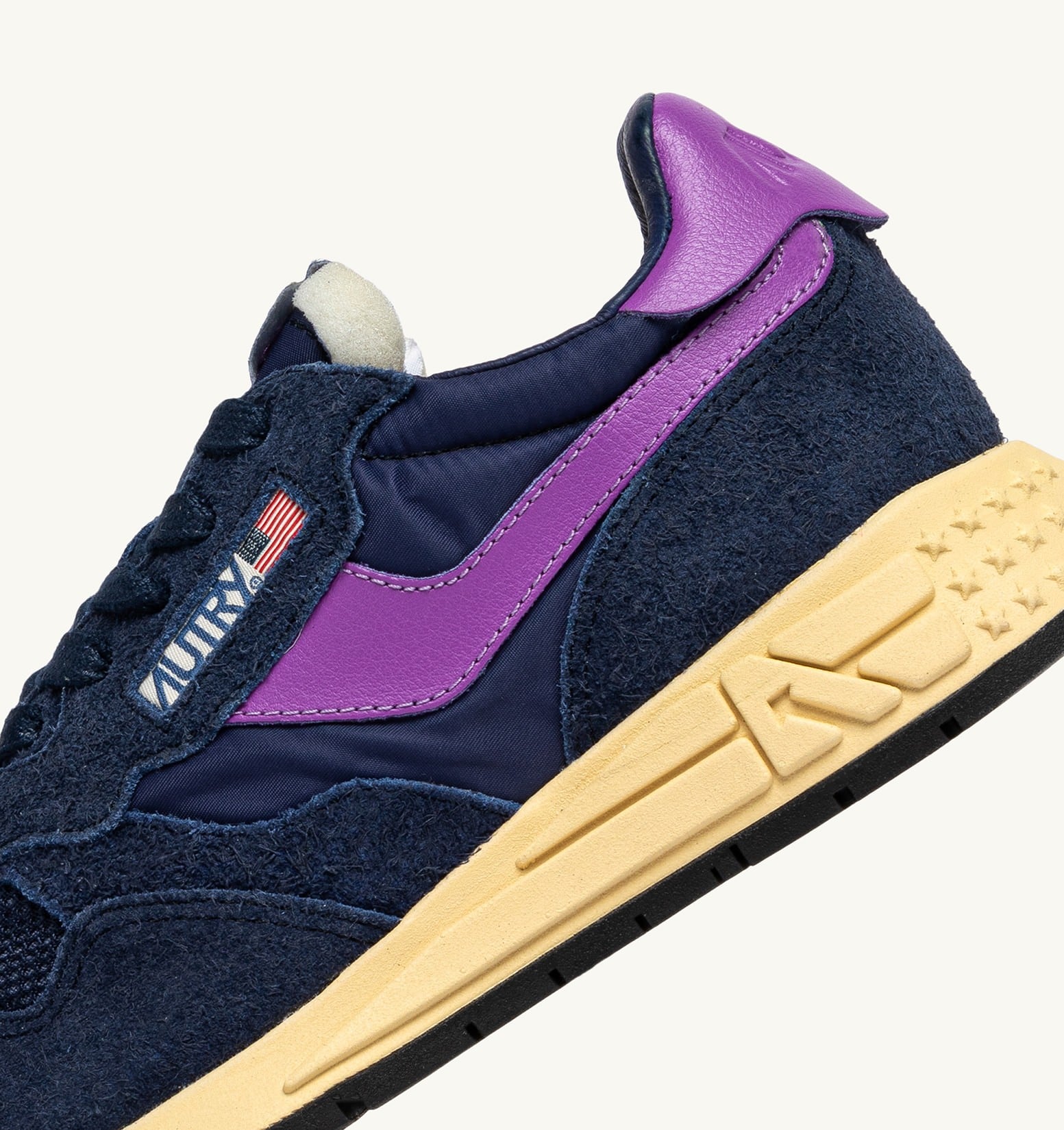 BASKETS REELWIND LOW EN NYLON ET DAIM NAVY ET DEWBERRY