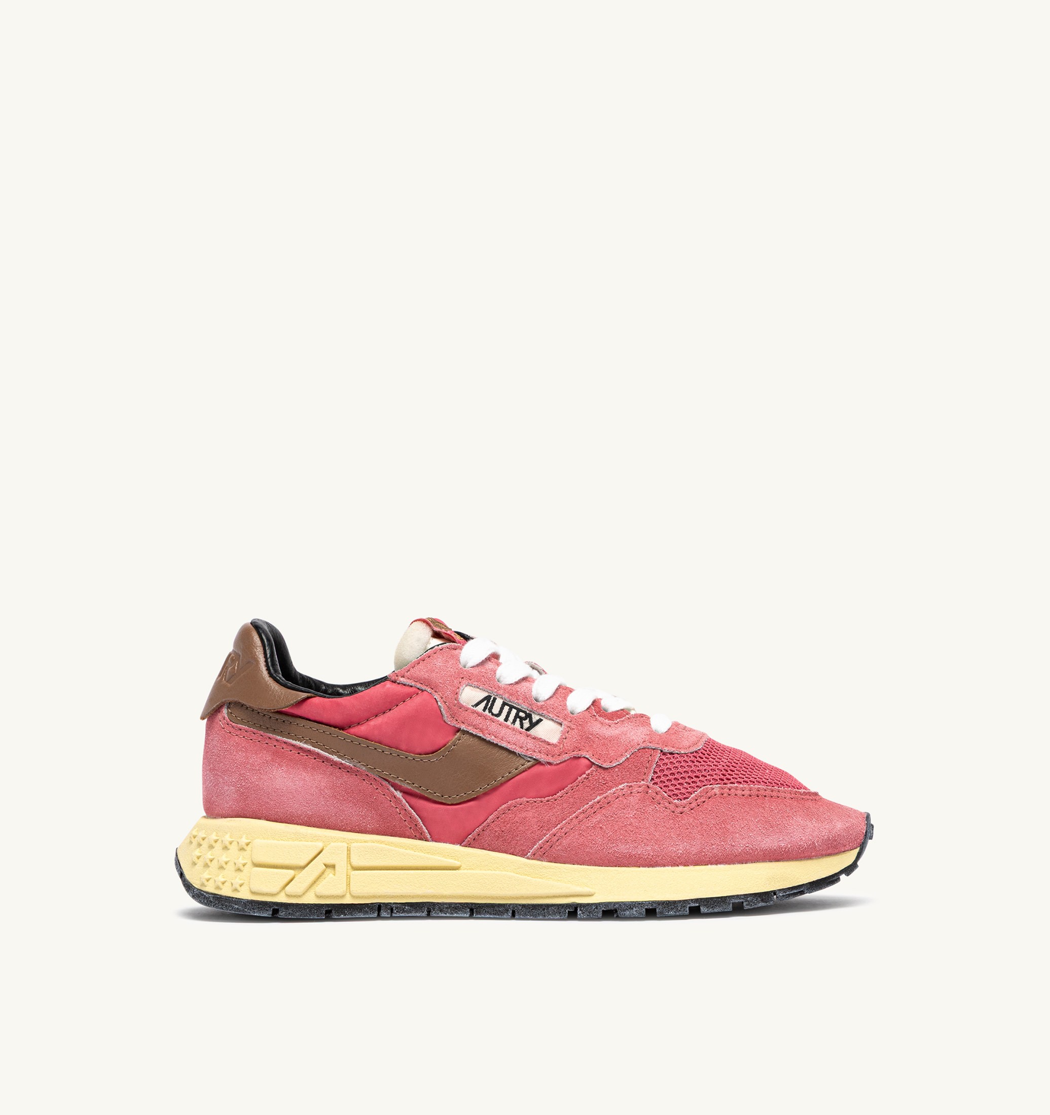BASKETS REELWIND LOW EN NYLON ET DAIM STRAWBERRY SUGAR ET COCONUT