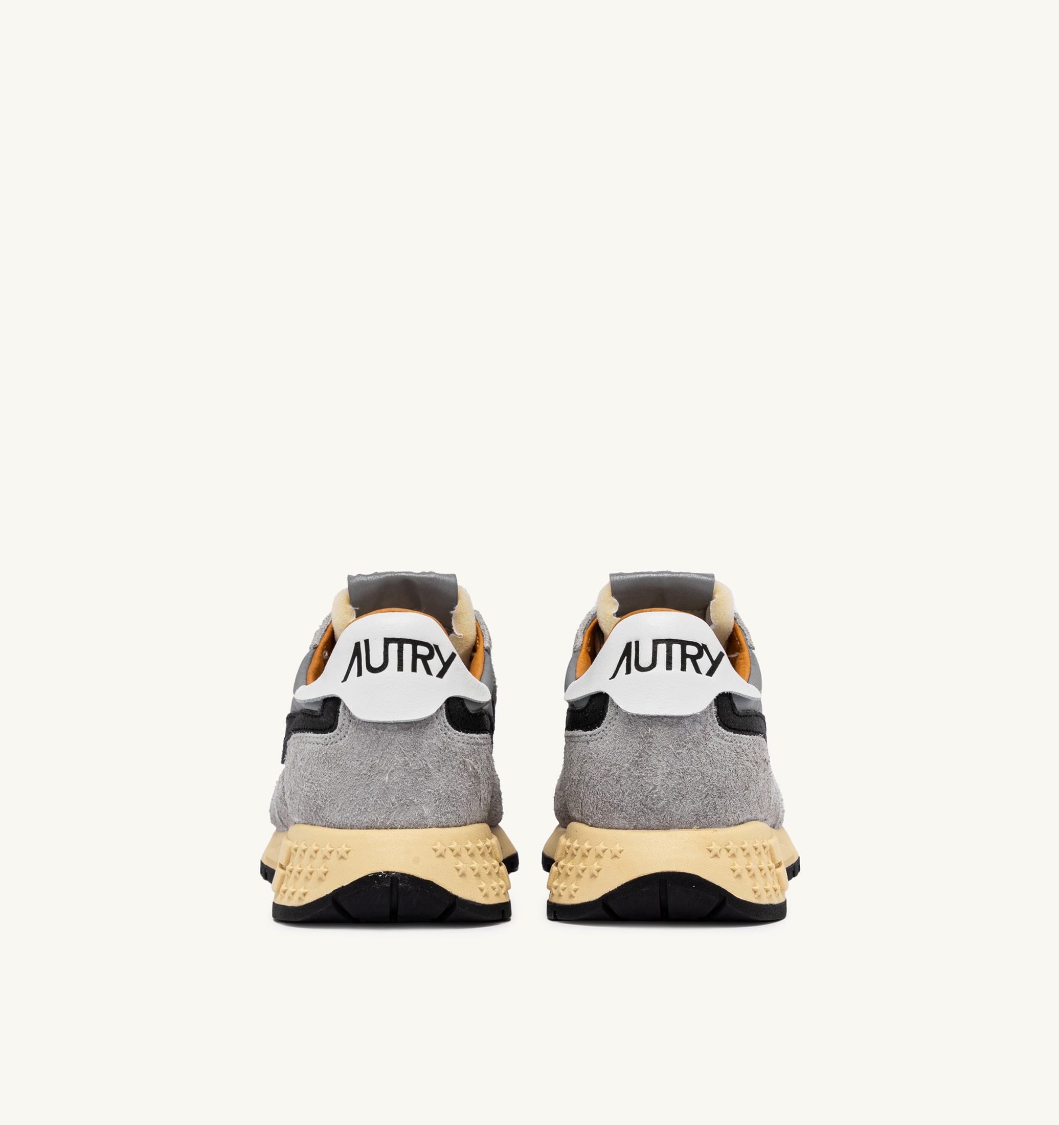 BASKETS REELWIND LOW EN DAIM SAND ET NYLON RÉFLÉCHISSANT