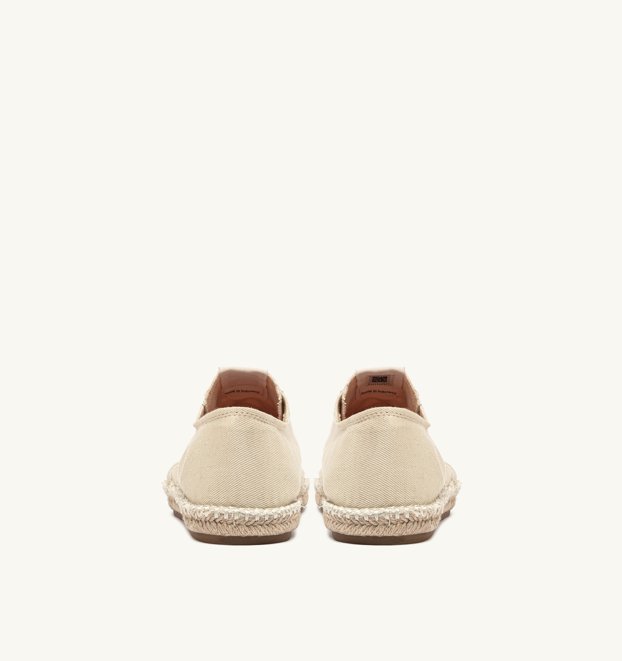 ESPADRILLES SANDY EN TOILE IVORY