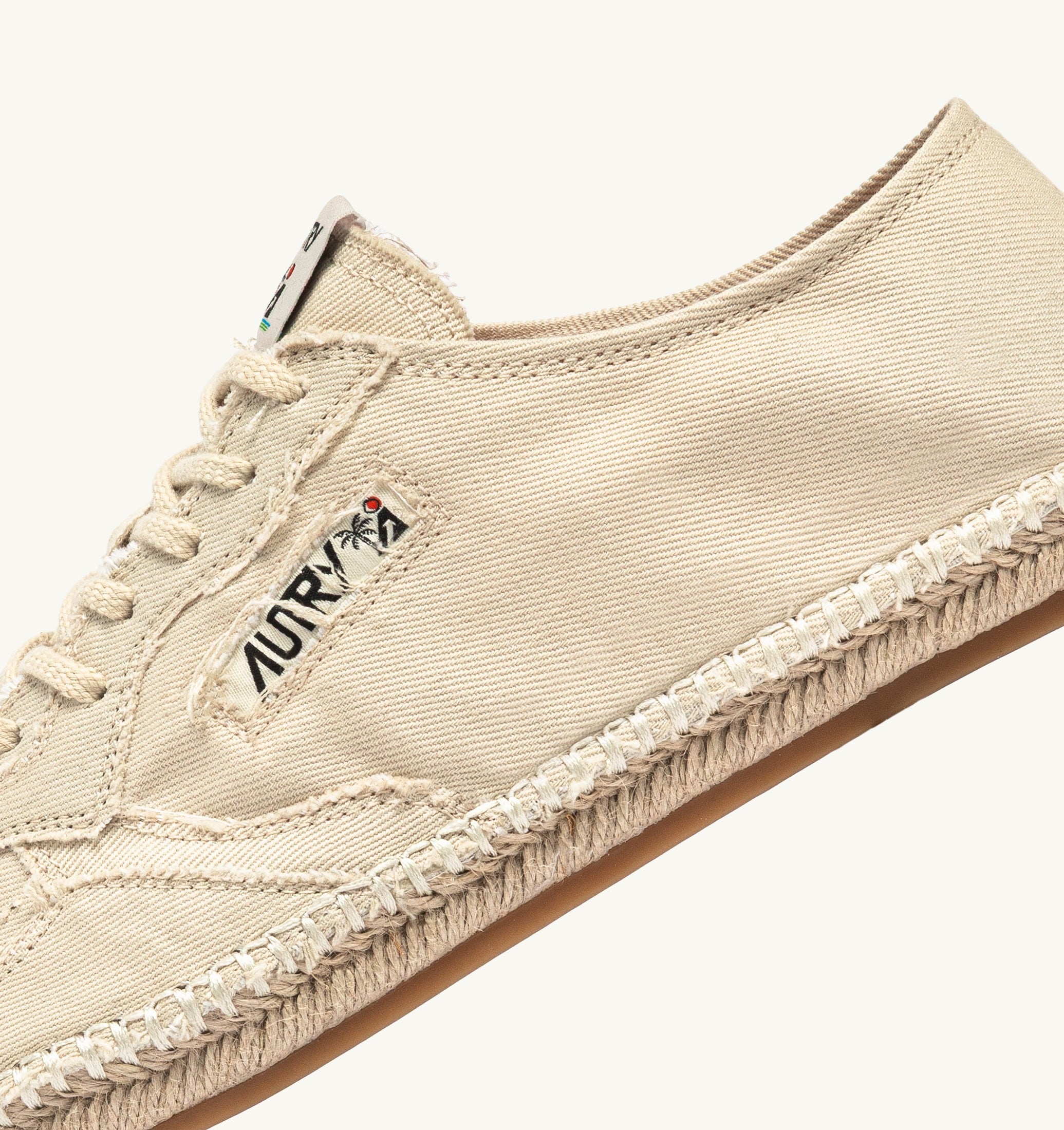 ESPADRILLES SANDY EN TOILE IVORY