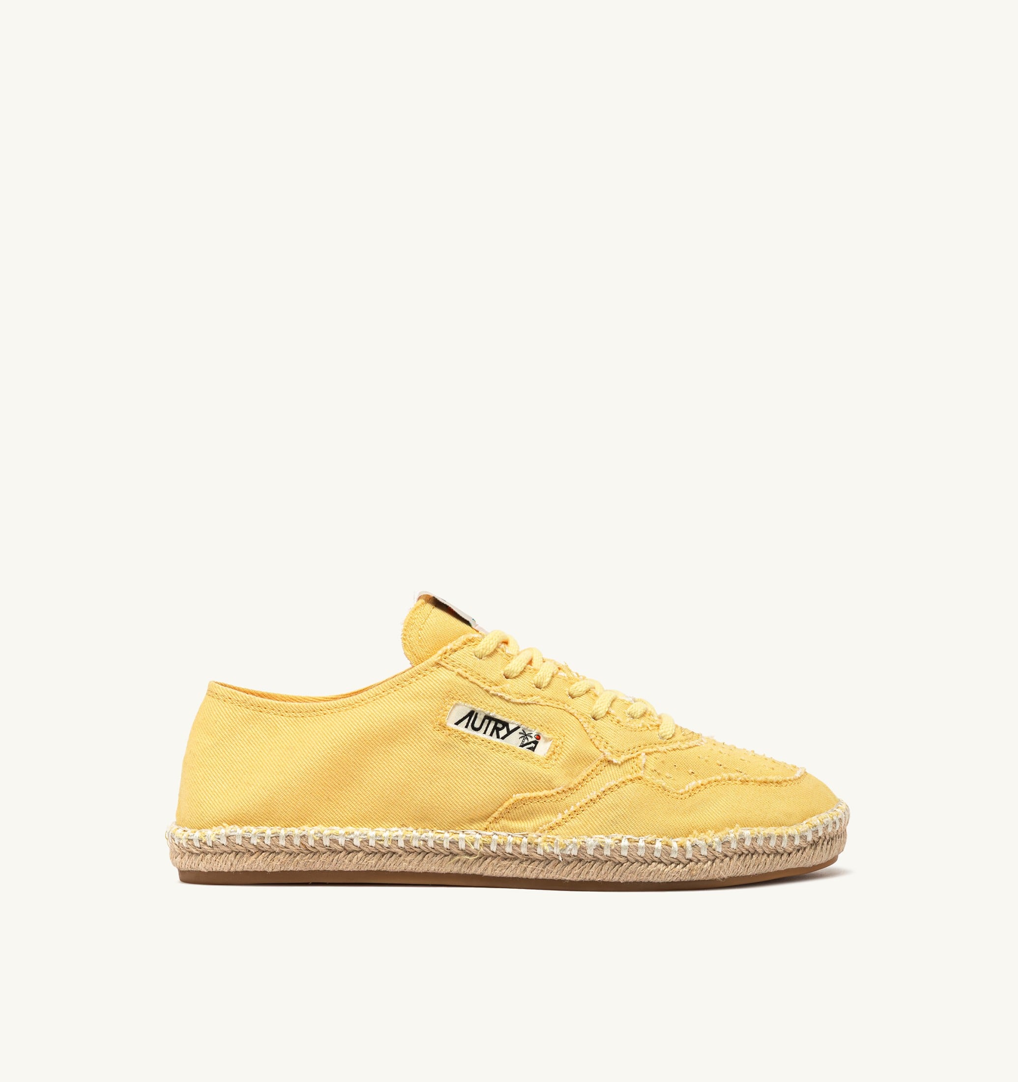 ESPADRILLES SANDY EN TOILE PASTEL YELLOW