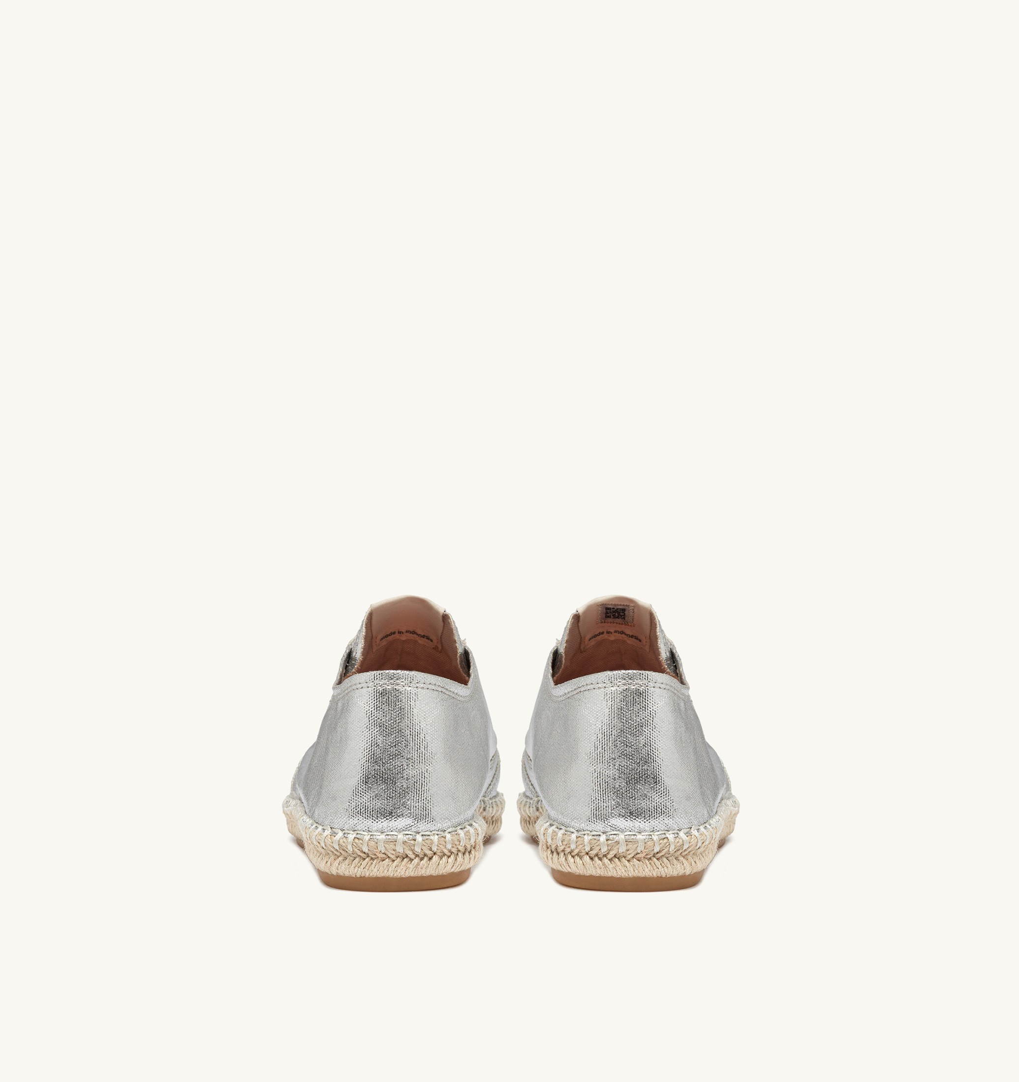 ESPADRILLES SANDY EN TOILE SILVER