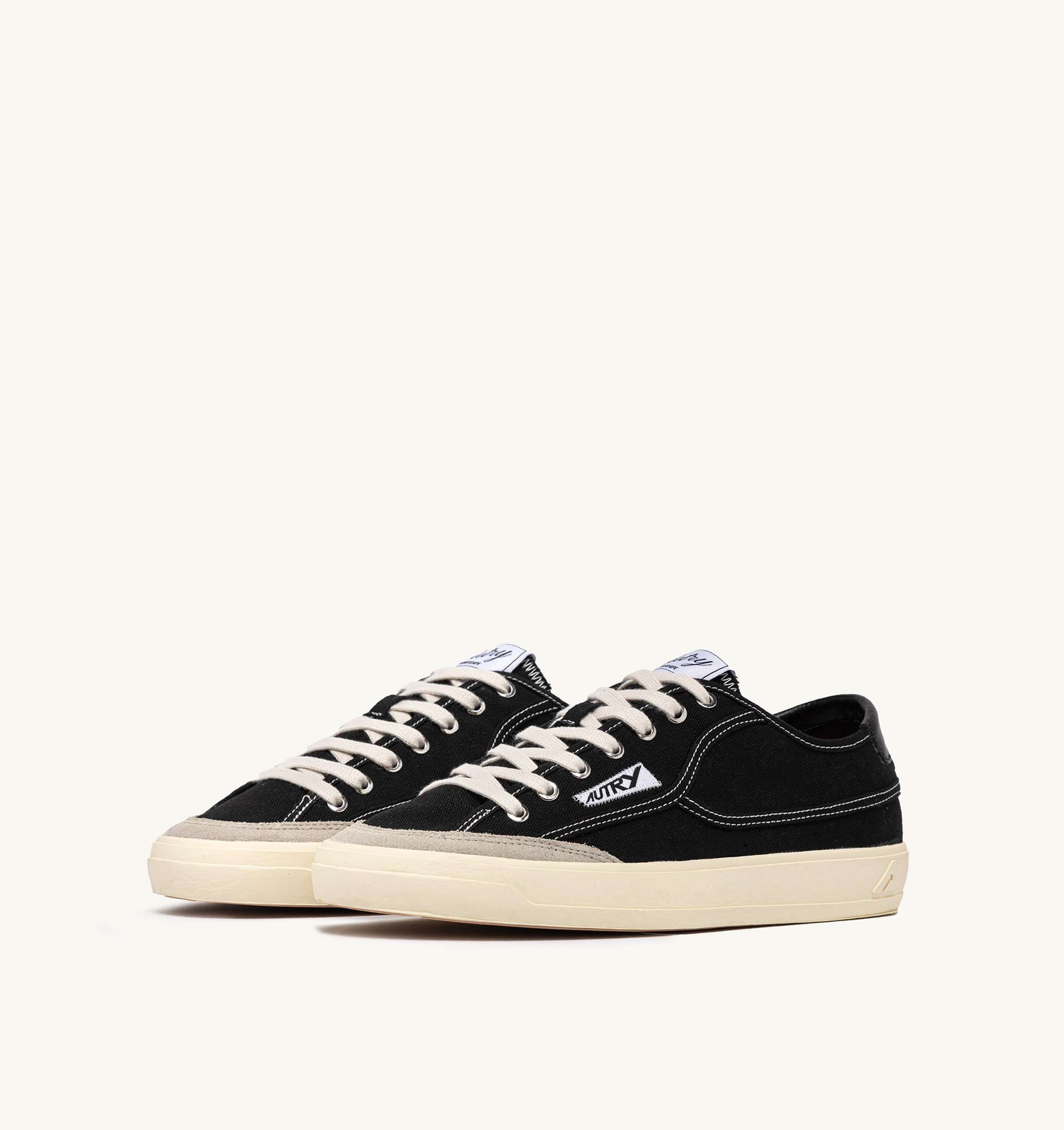 BASKETS WINDSCAPE LOW EN TOILE NOIRE