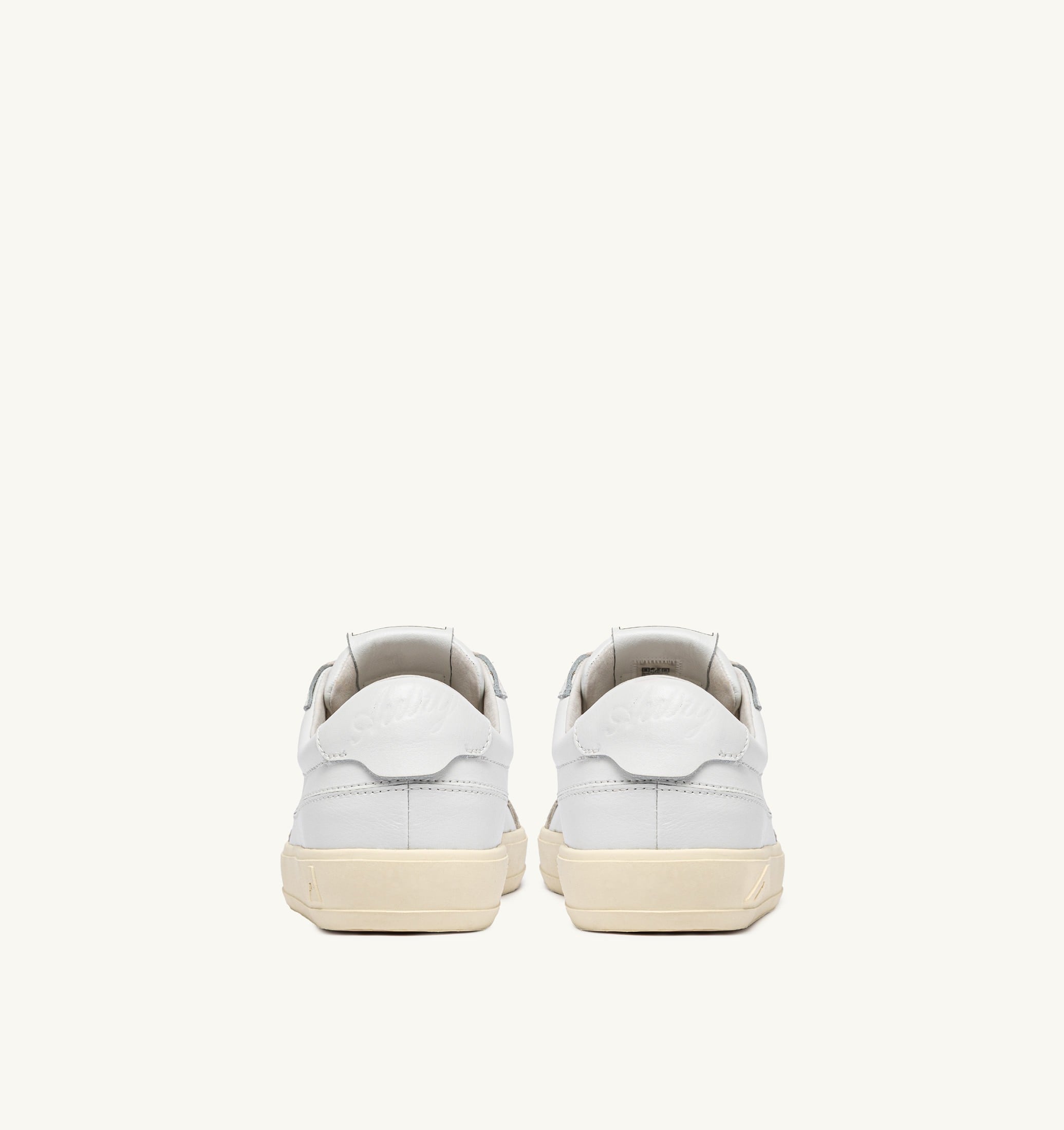BASKETS WINDSCAPE LOW EN CUIR BLANC
