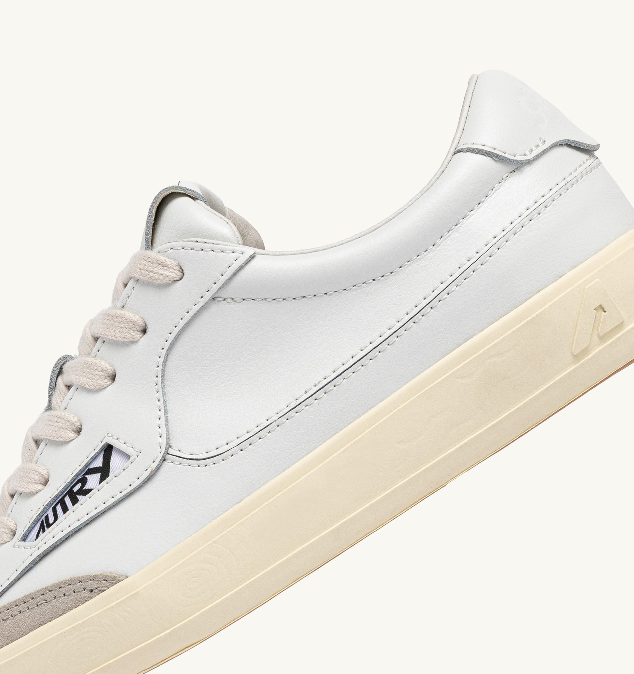 BASKETS WINDSCAPE LOW EN CUIR BLANC