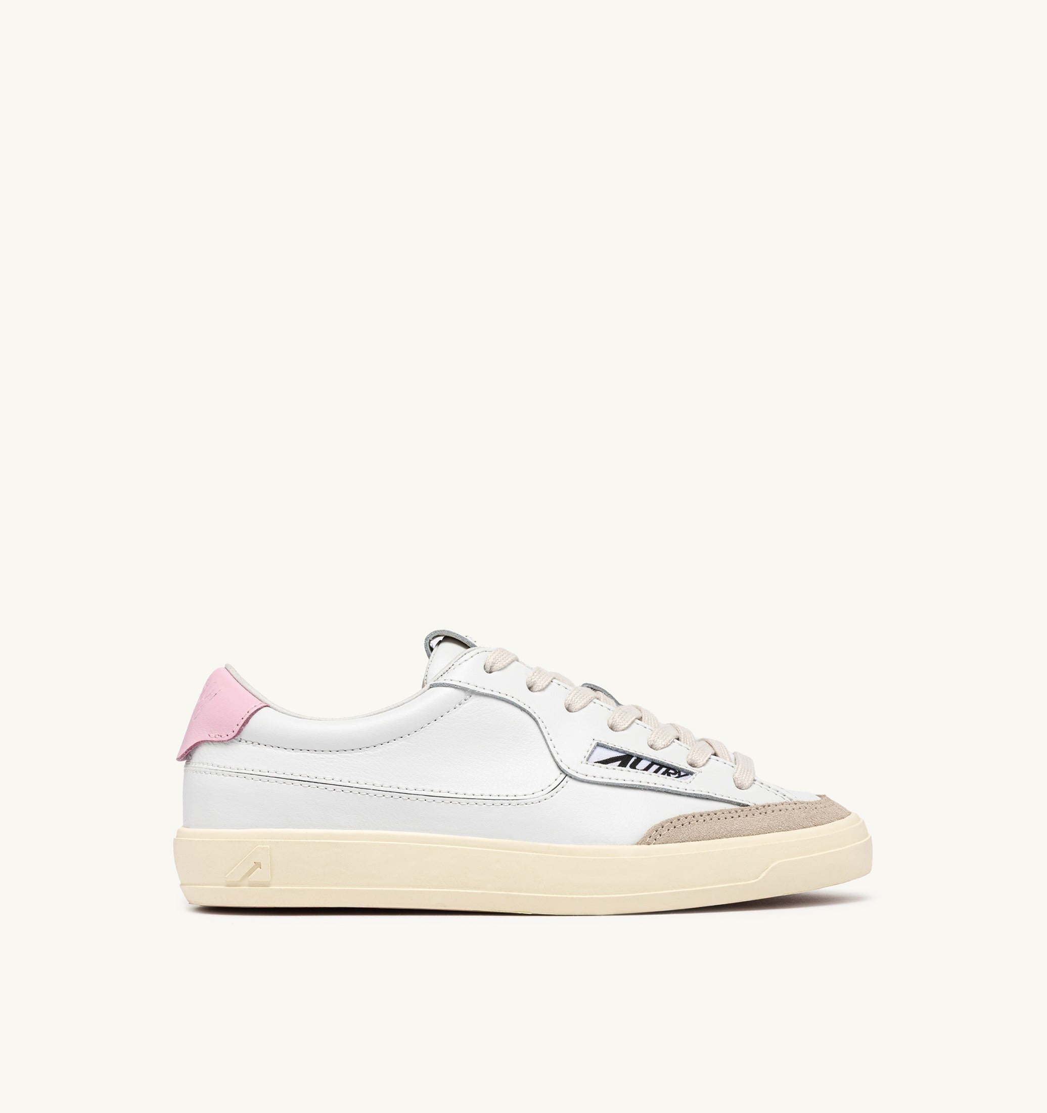 BASKETS WINDSCAPE LOW EN CUIR BLANC ET FAIRY TALE
