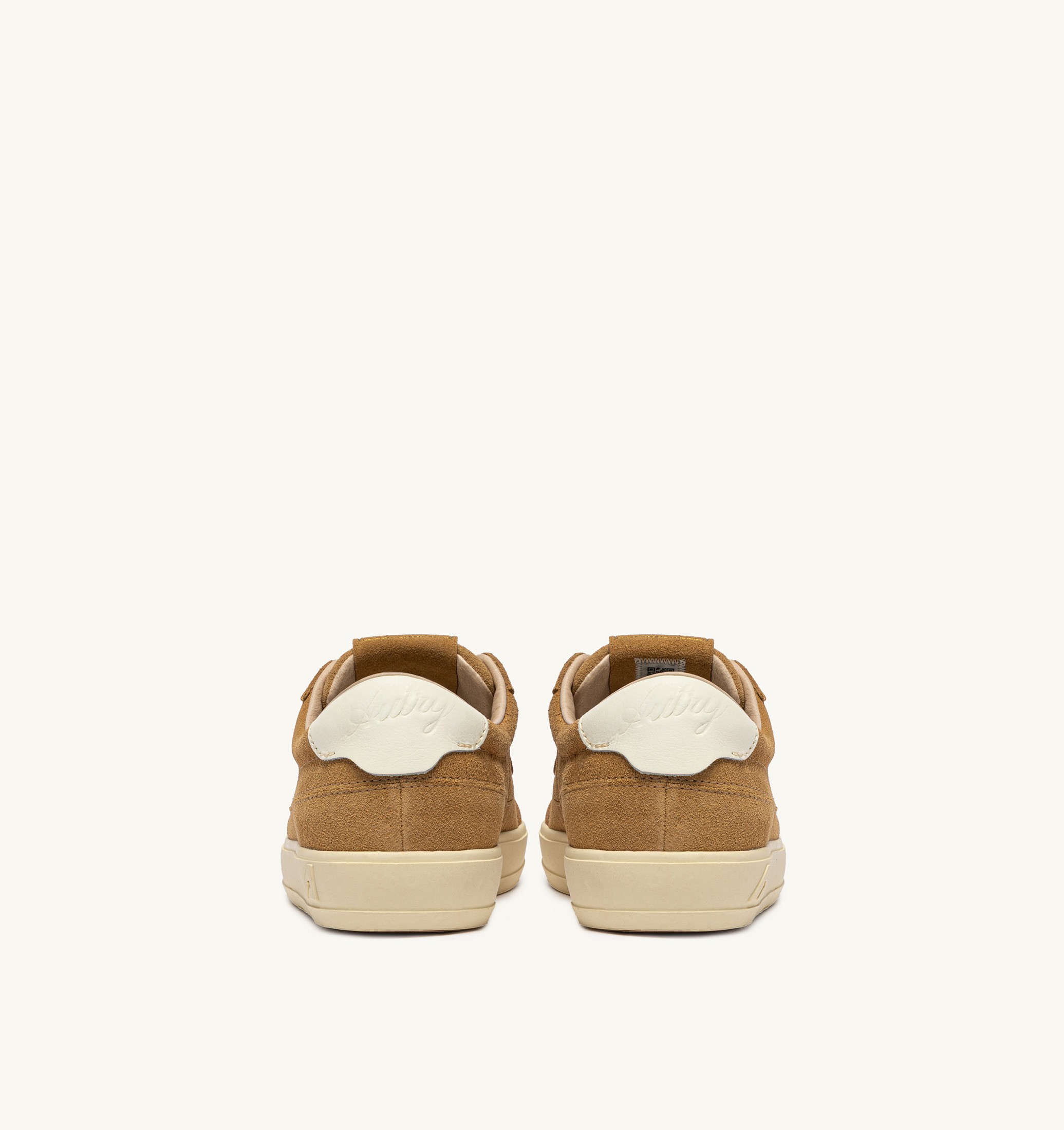 BASKETS WINDSCAPE LOW EN DAIM CUIVRE ET MARSHMALLOW