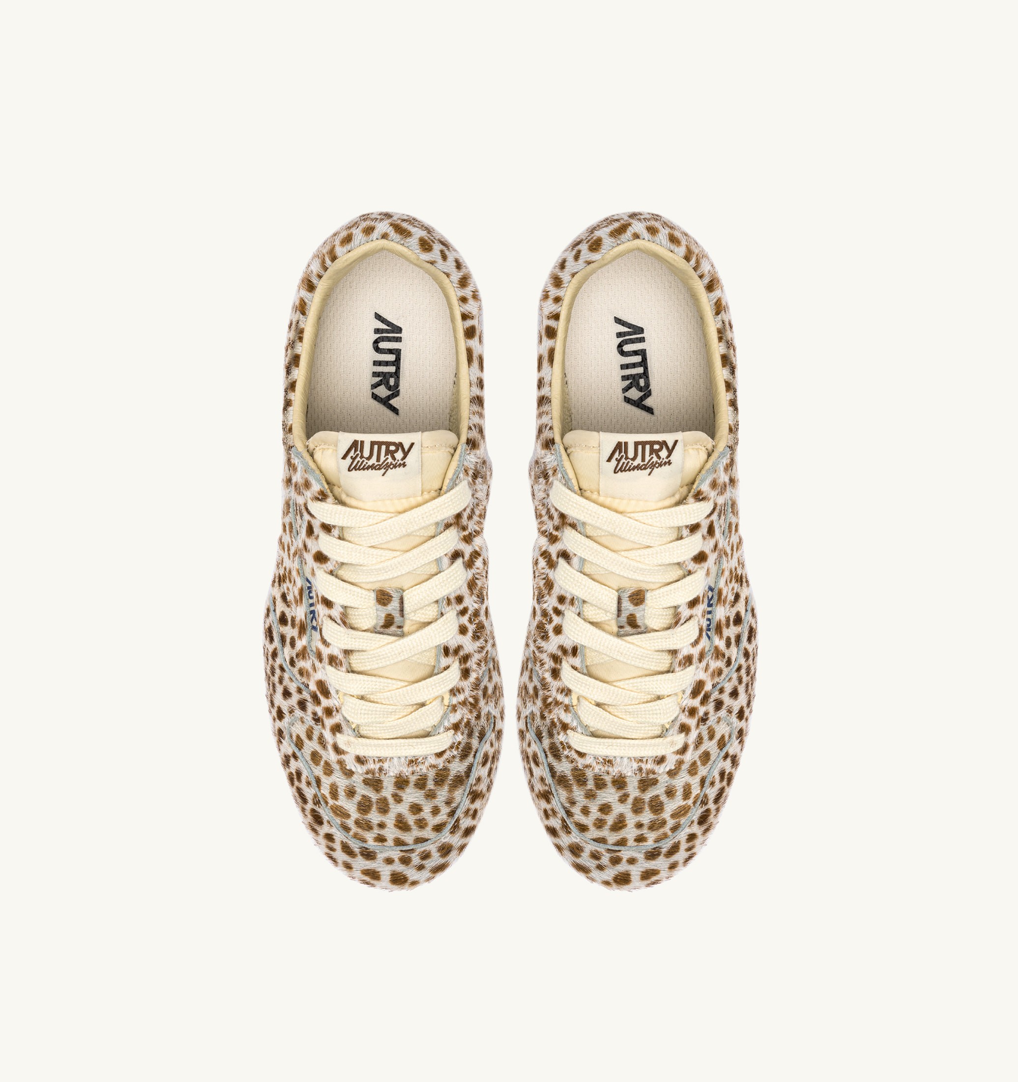 BASKETS WINDSPIN EFFET POULAIN IMPRIMÉ ANIMALIER