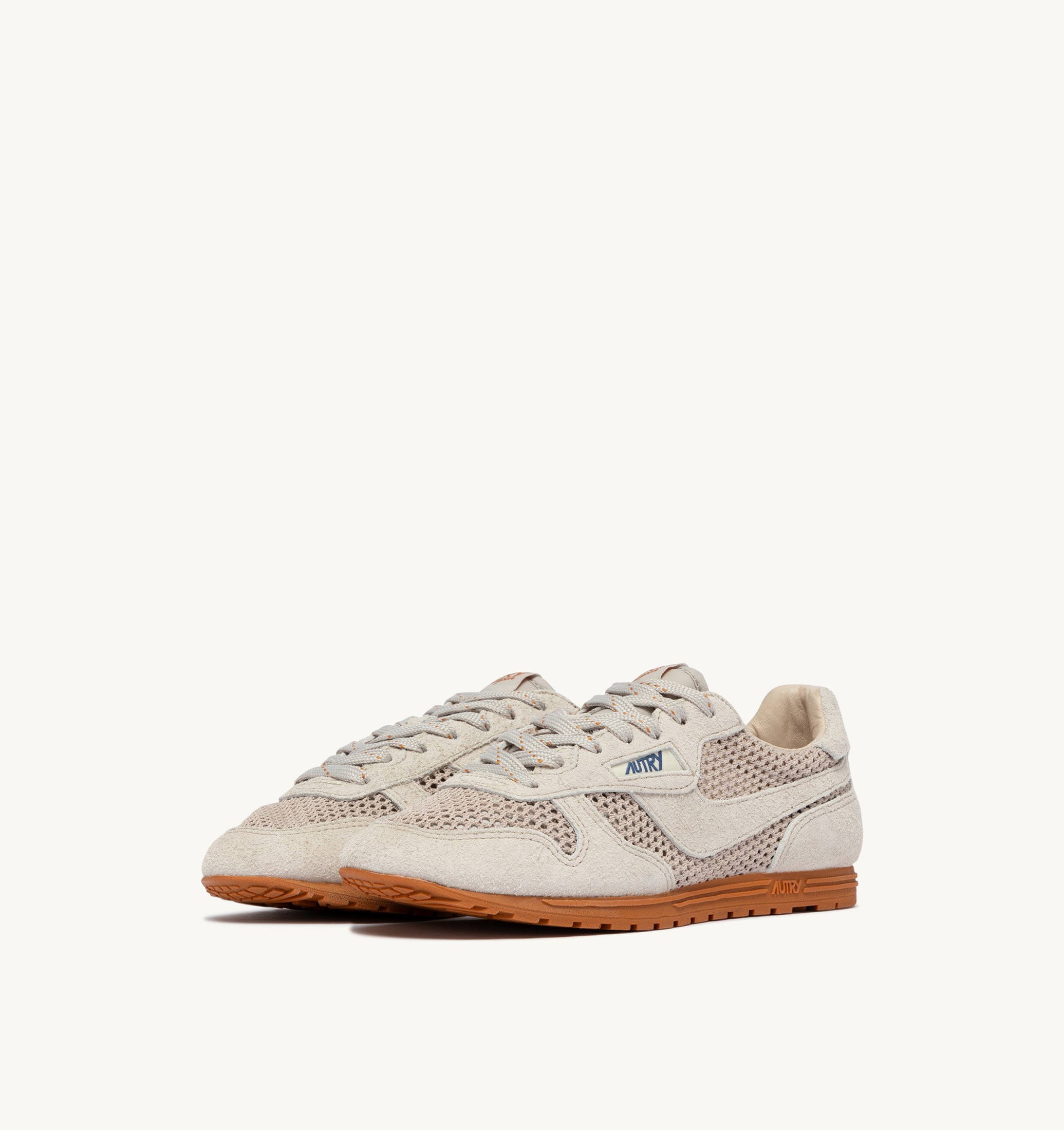 BASKETS WINDSPIN EN MESH ET DAIM SAND
