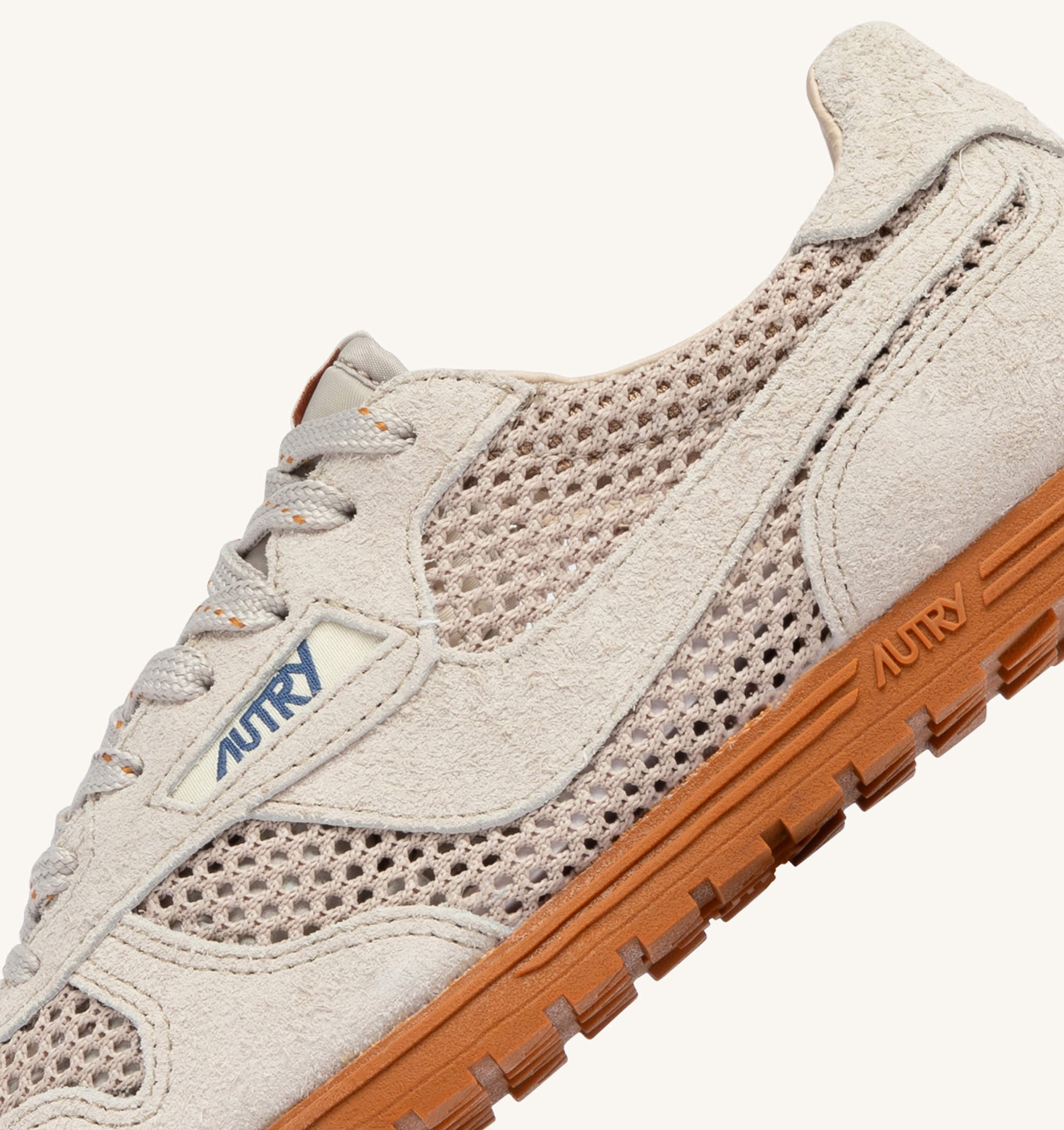 BASKETS WINDSPIN EN MESH ET DAIM SAND