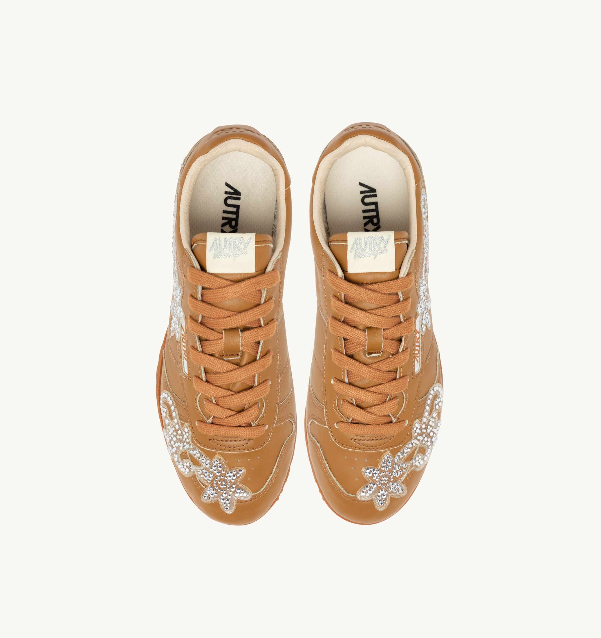 BASKETS WINDSPIN EN CUIR EARTH AVEC APPLICATIONS