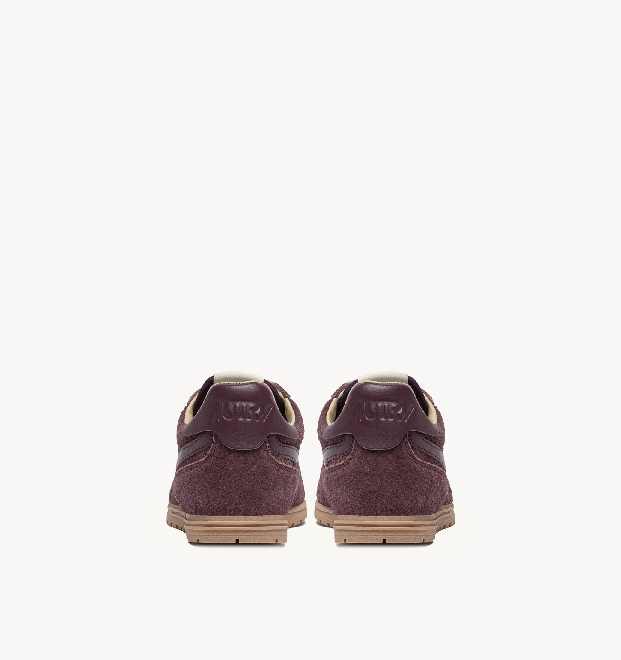 BASKETS WINDSPIN EN DAIM ET CUIR AMARONE