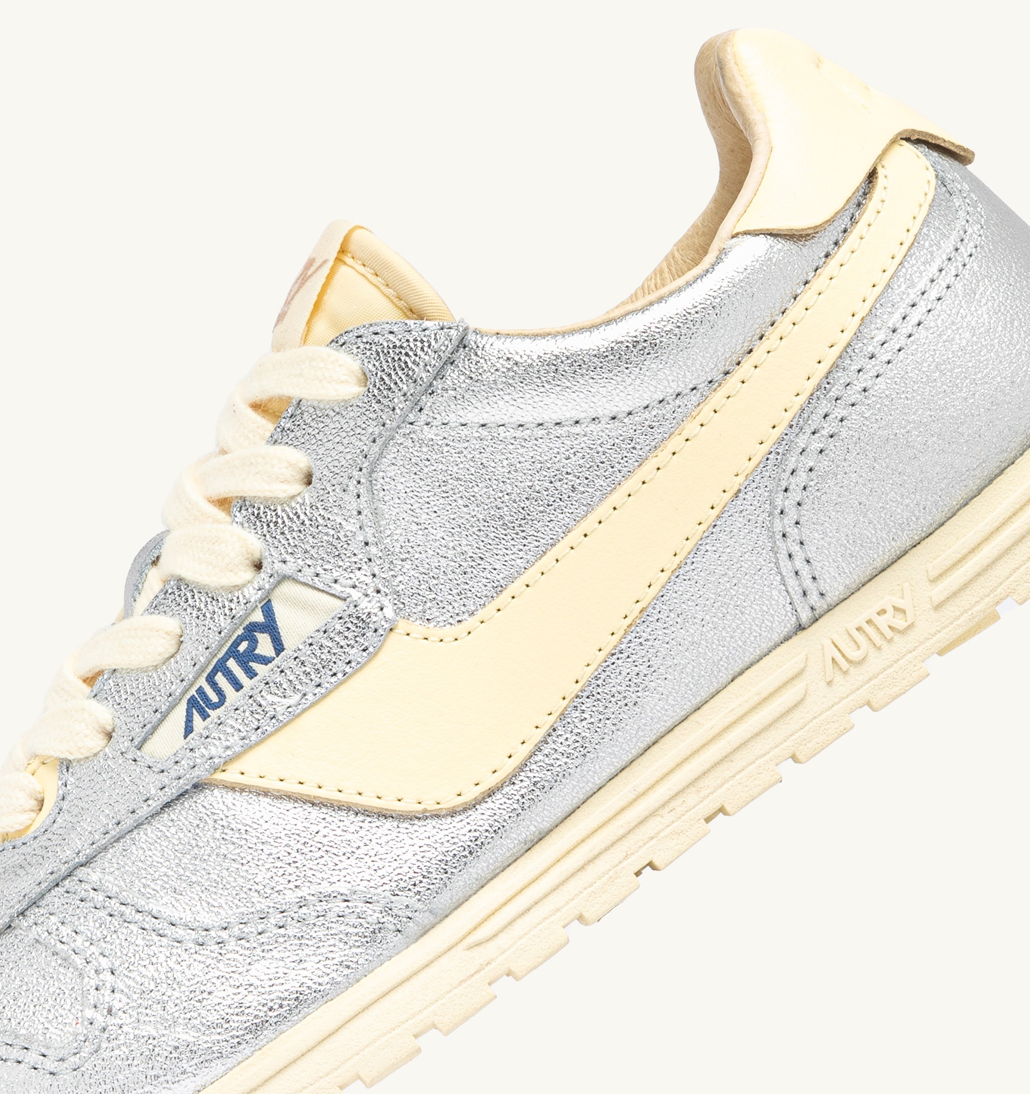 BASKETS WINDSPIN EN DAIM ET CUIR ARGENT ET RUTABAGA