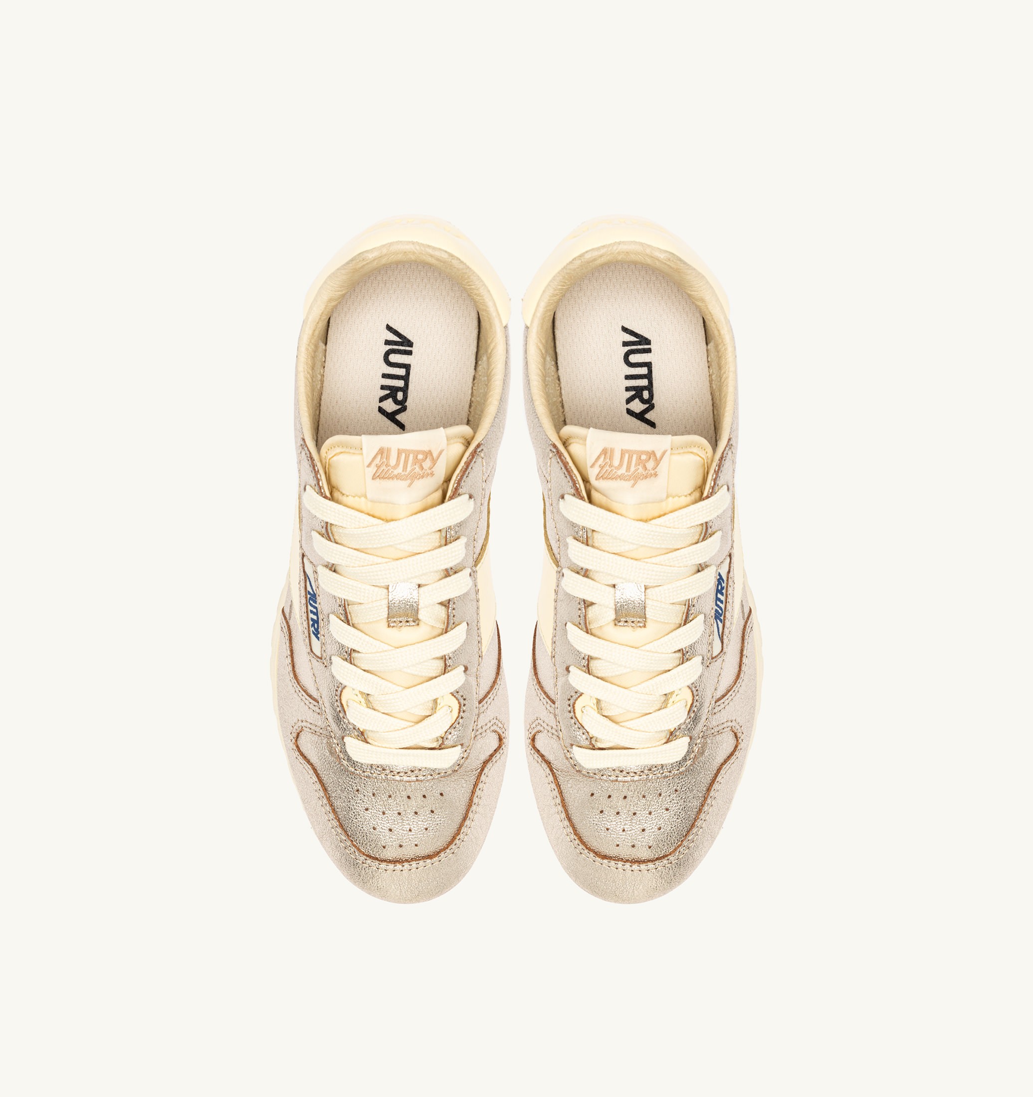BASKETS WINDSPIN EN DAIM ET CUIR PLATINE ET RUTABAGA