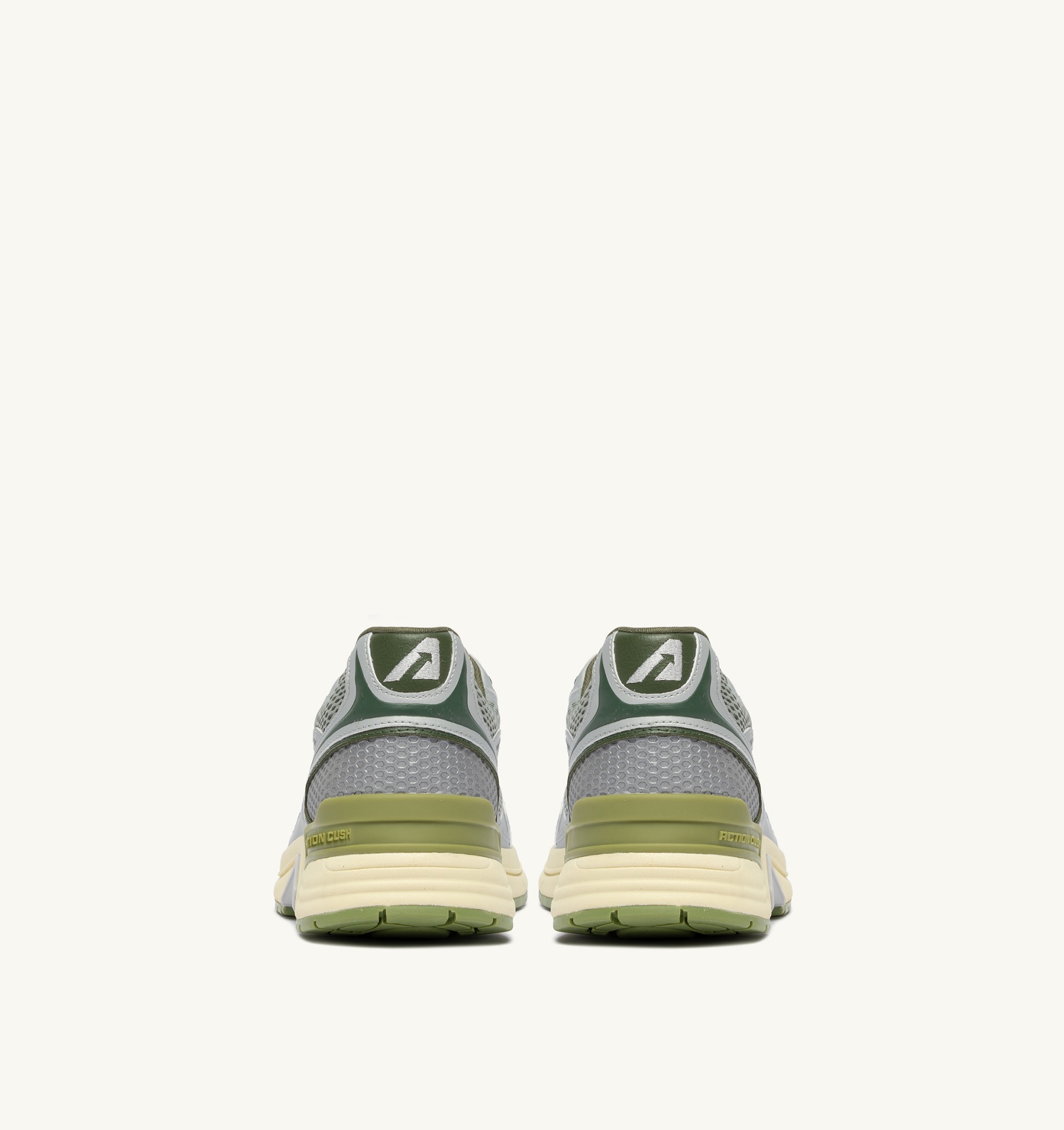 BASKETS HYPERWAY EN CUIR SYNTHÉTIQUE ET MESH ARGENT SEA GRASS ET CYPRESS