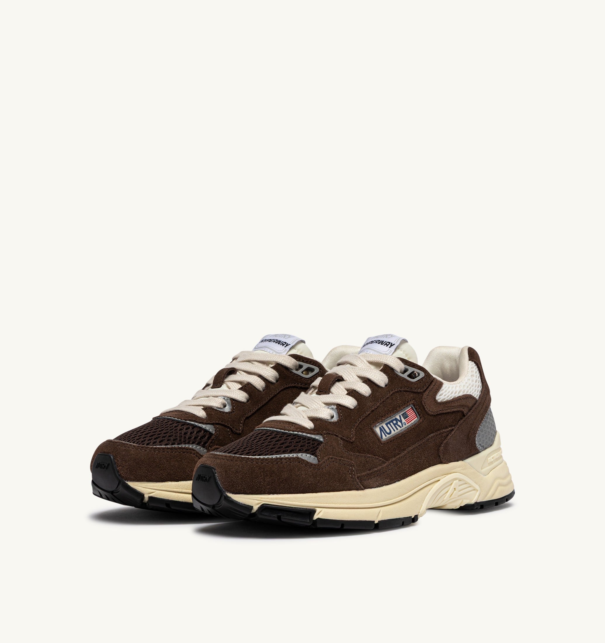 BASKETS HYPERWAY EN DAIM ET MESH MARSHMALLOW ET TERRACOTTA