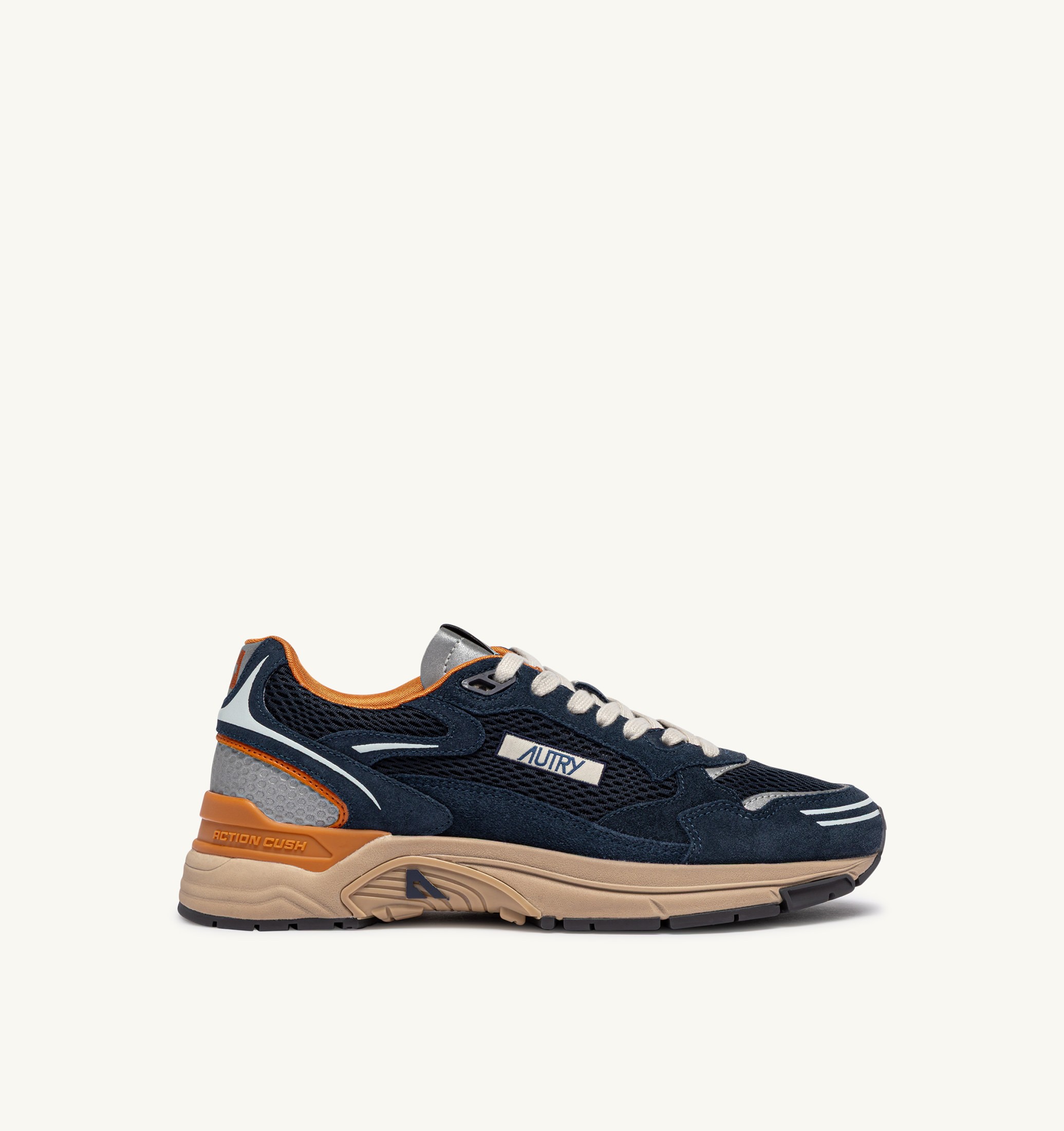 BASKETS HYPERWAY EN DAIM ET MESH MIDNIGHT ET TOMATO CREAM