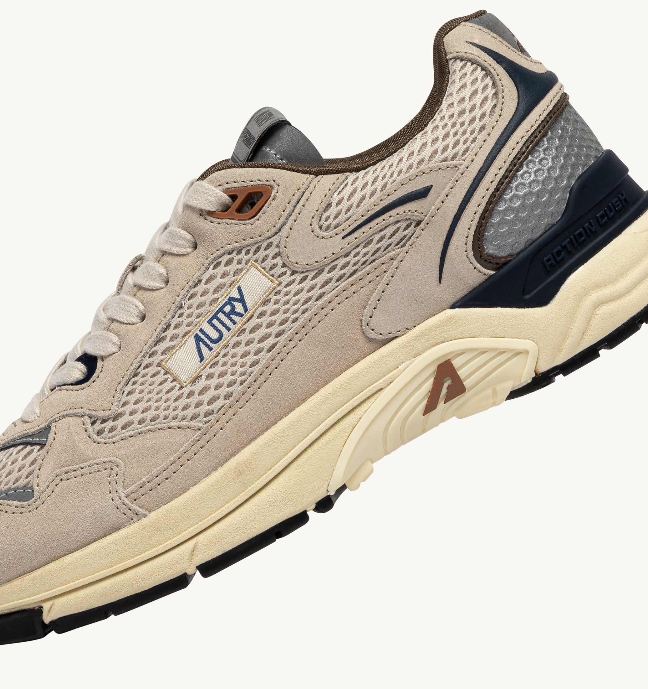 BASKETS HYPERWAY EN DAIM ET MESH SAND ET SPA BLUE