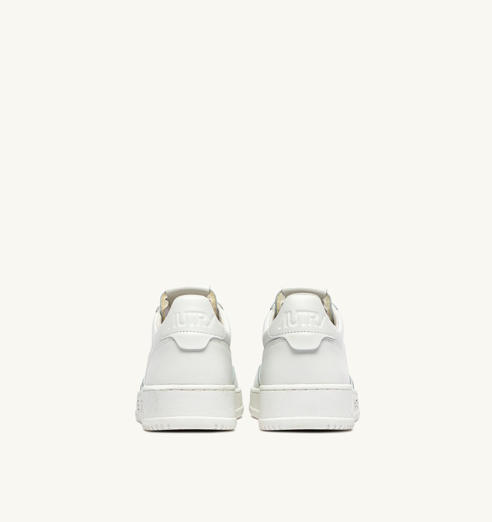 BASKETS MEDALIST LOW EN CUIR BLANC