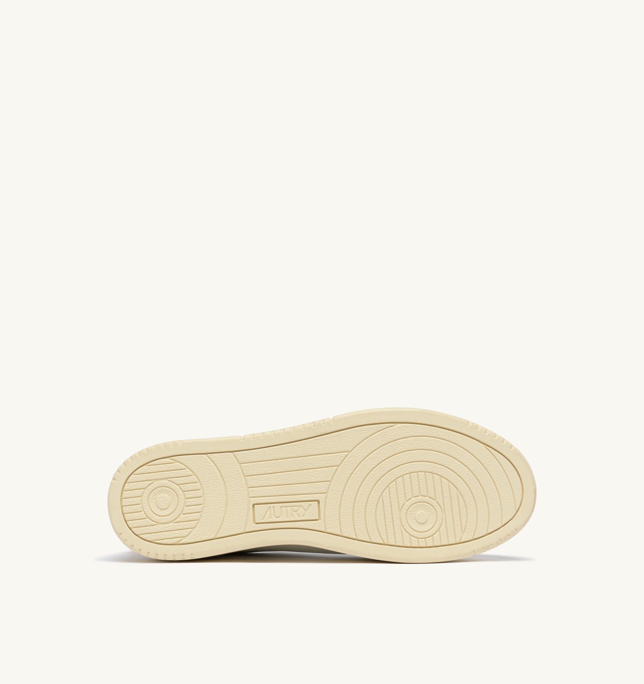 BASKETS MEDALIST LOW EN CUIR BLANC ET PARSIMMON ORANGE