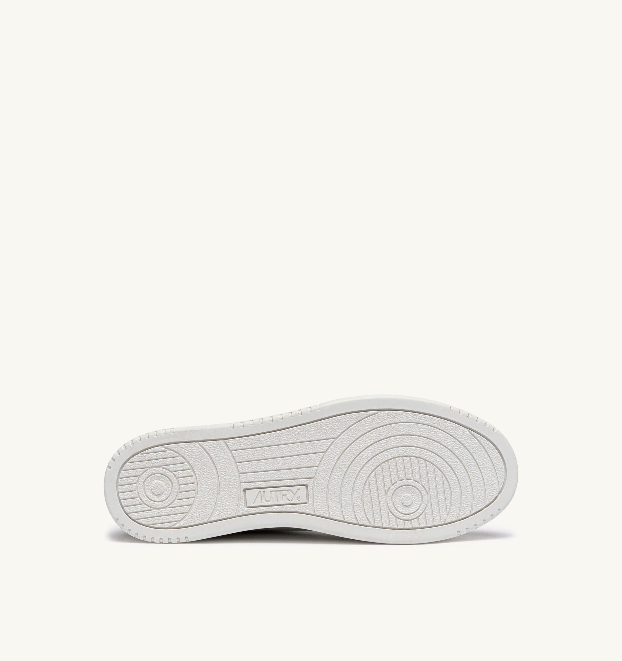 BASKETS MEDALIST LOW EN DAIM ET CUIR BLANC