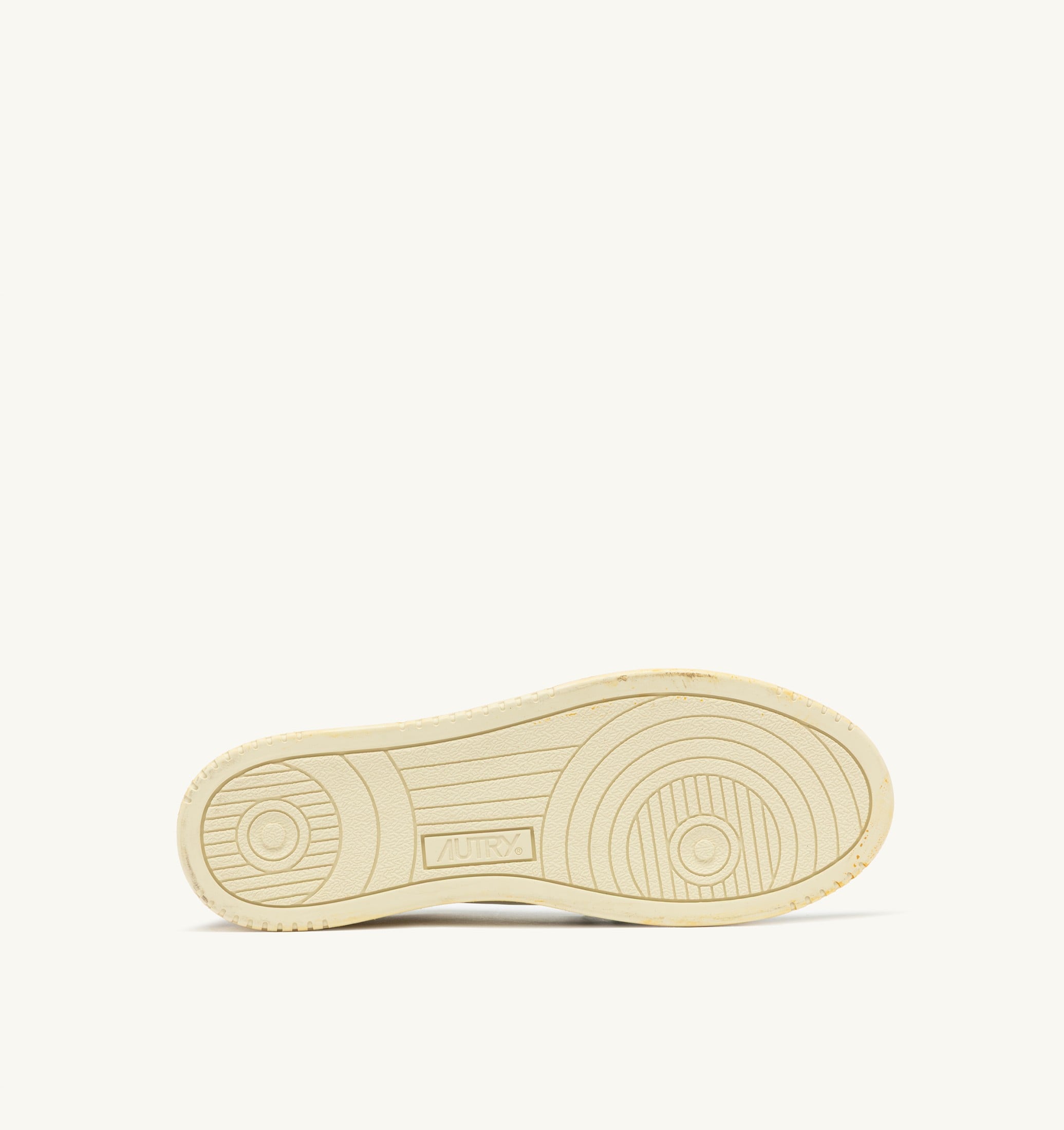 BASKETS MEDALIST LOW SUPER VINTAGE EN CUIR BLANC CUIVRE ET SPACE