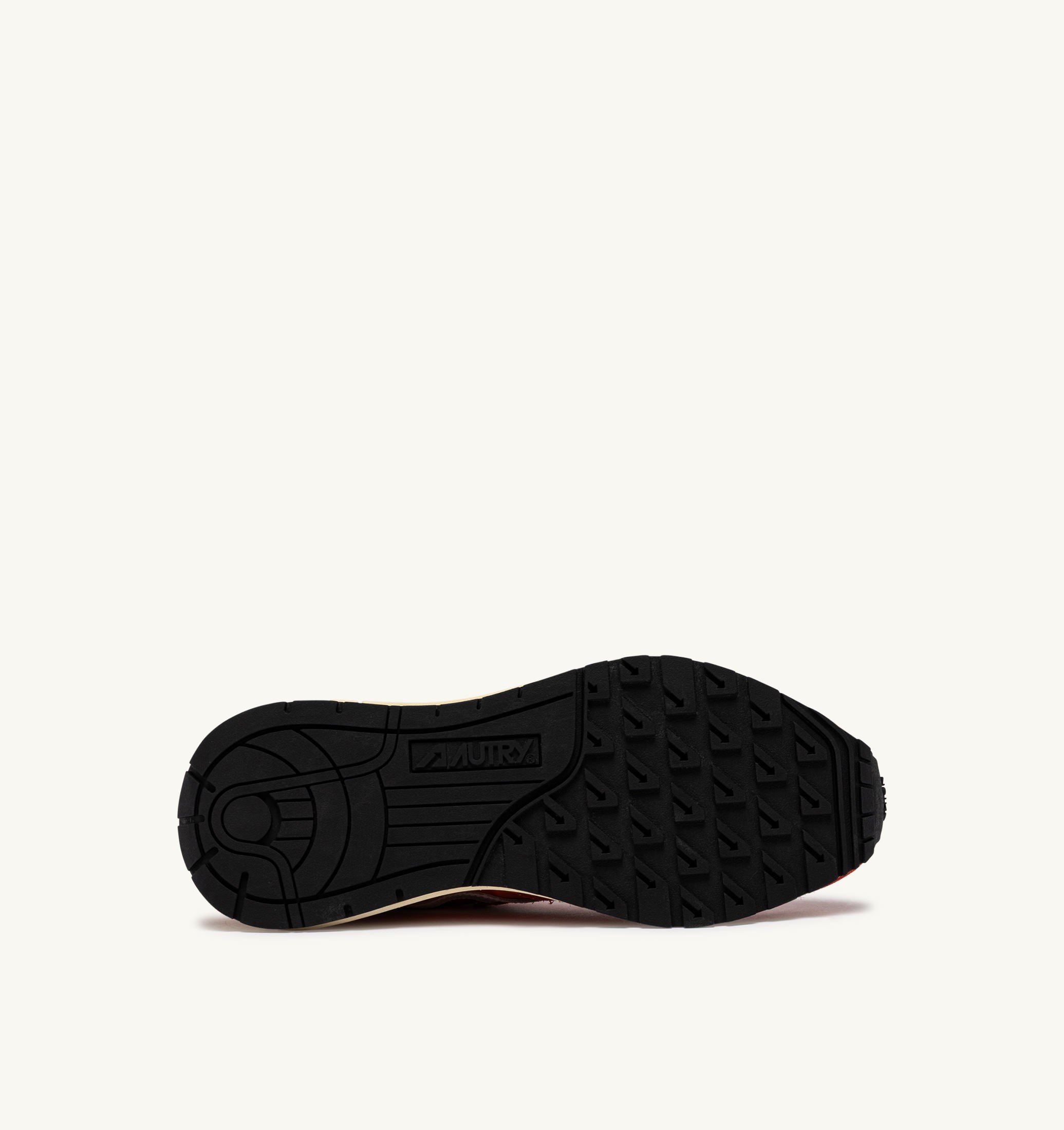 BASKETS REELWIND LOW EN NYLON ET DAIM BLANC ET ORANGE RUST