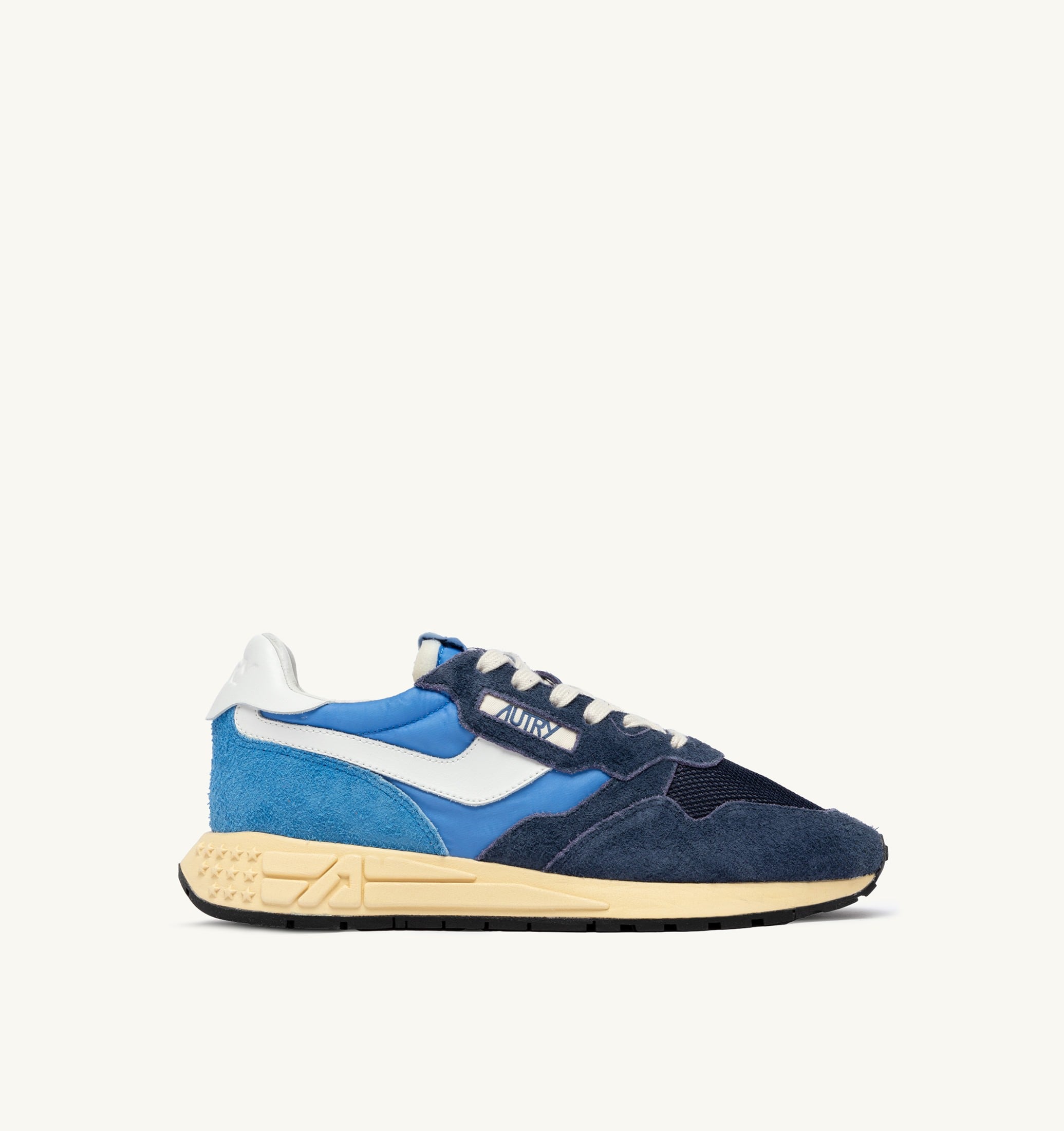 BASKETS REELWIND LOW EN NYLON ET DAIM BLUETTE ET DIGITAL BLUE