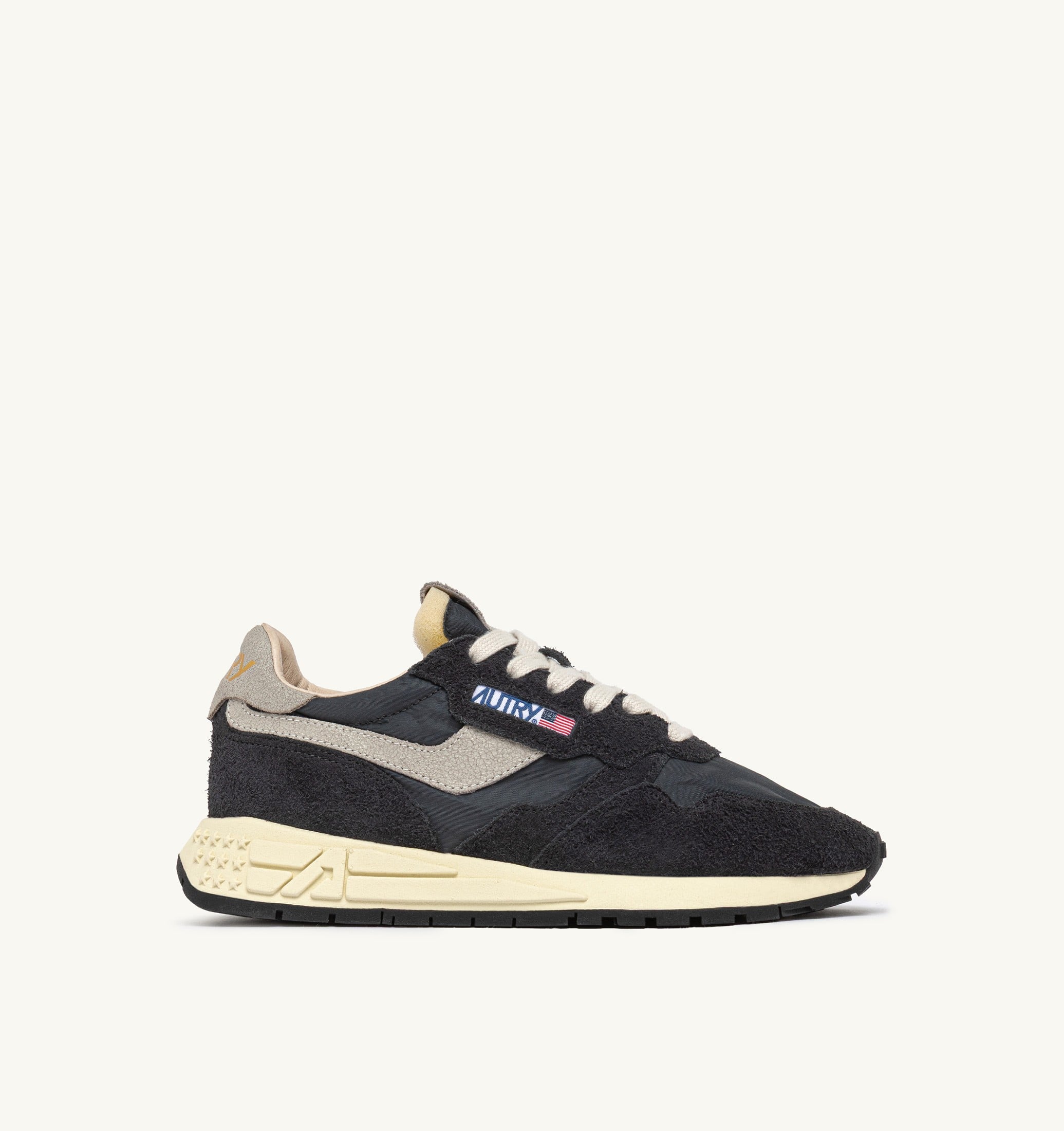 BASKETS REELWIND LOW EN NYLON ET DAIM NOIR