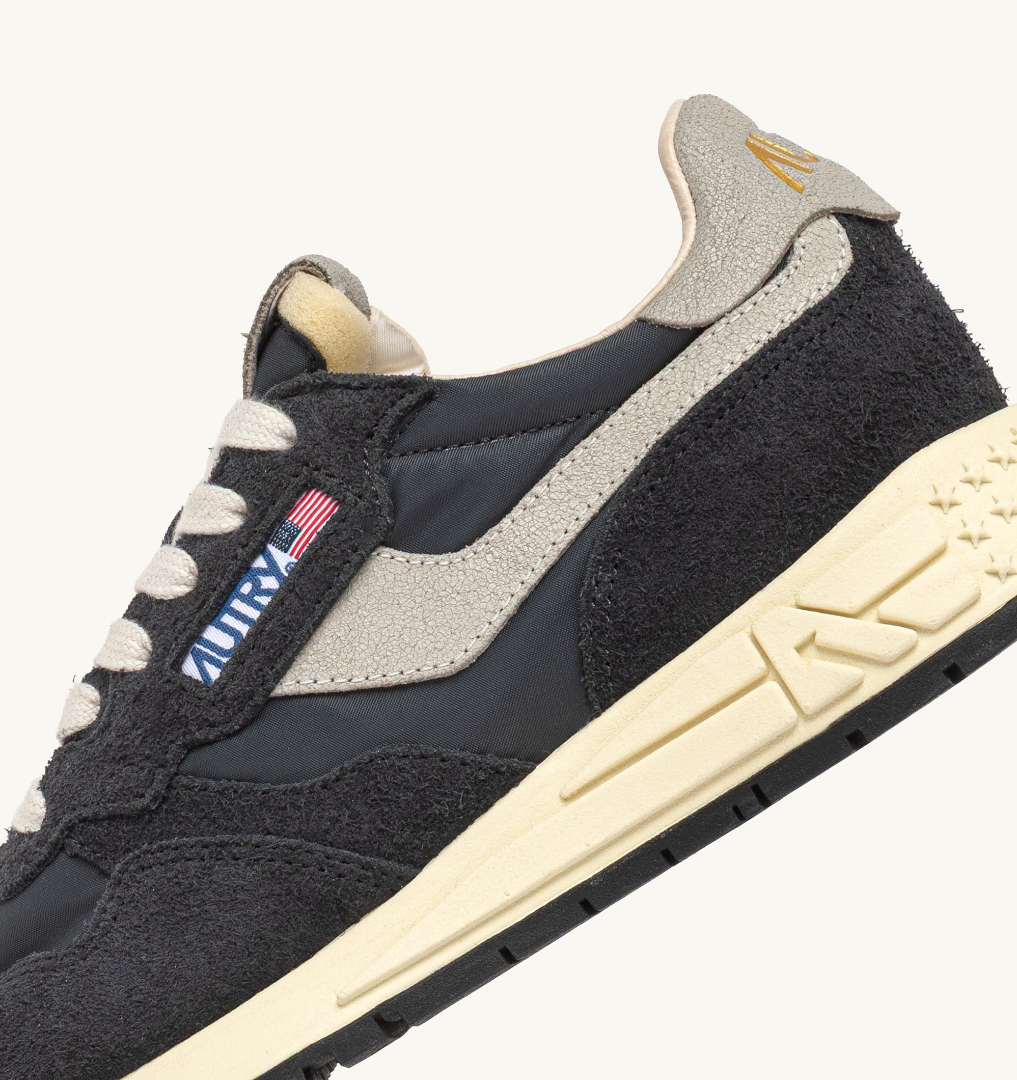 BASKETS REELWIND LOW EN NYLON ET DAIM NOIR