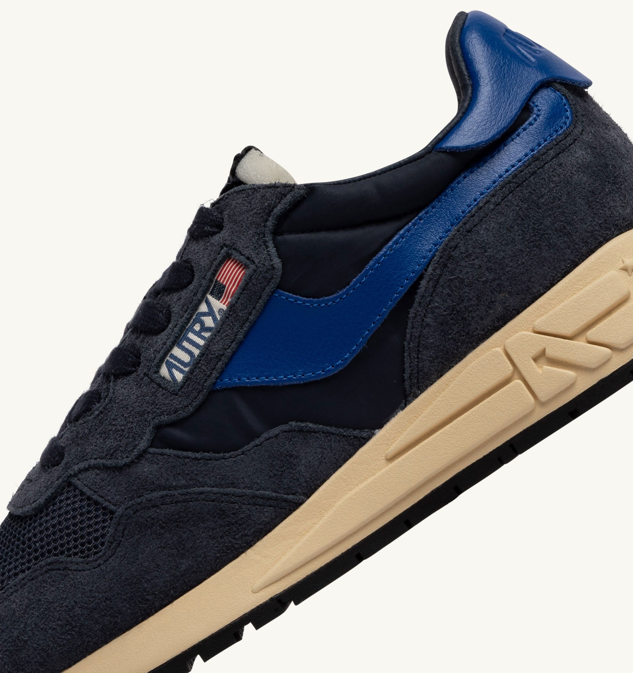 BASKETS REELWIND LOW EN NYLON ET DAIM SPACE BLUE ET LAPIS BLUE