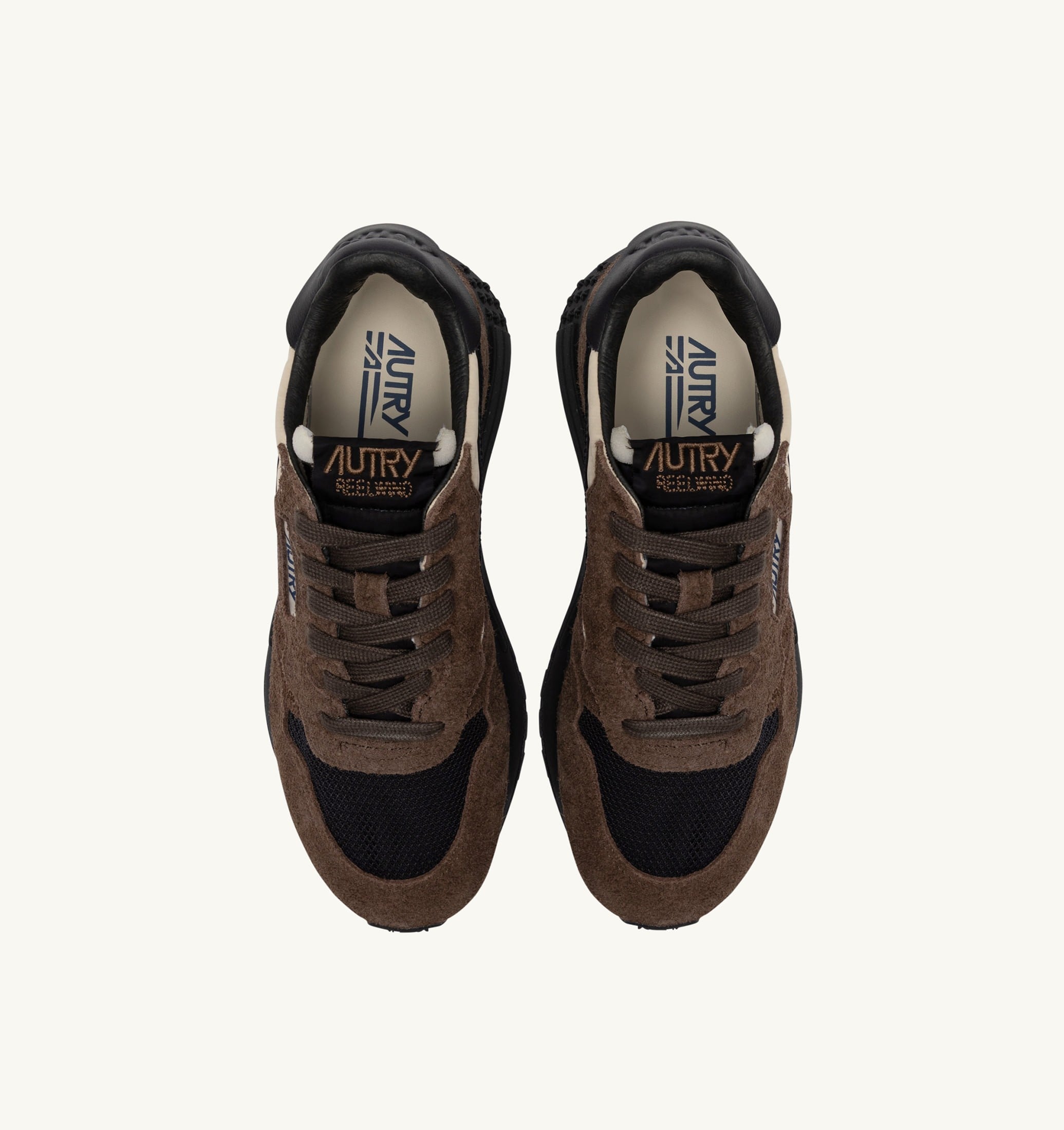 BASKETS REELWIND LOW EN DAIM ET NYLON DARK BARK PEBBLE ET PHANTOM