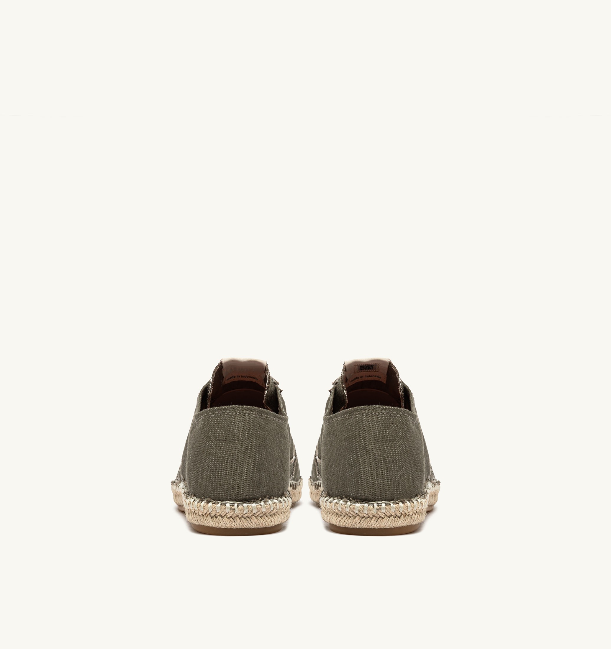 ESPADRILLES SANDY EN TOILE MILITARY