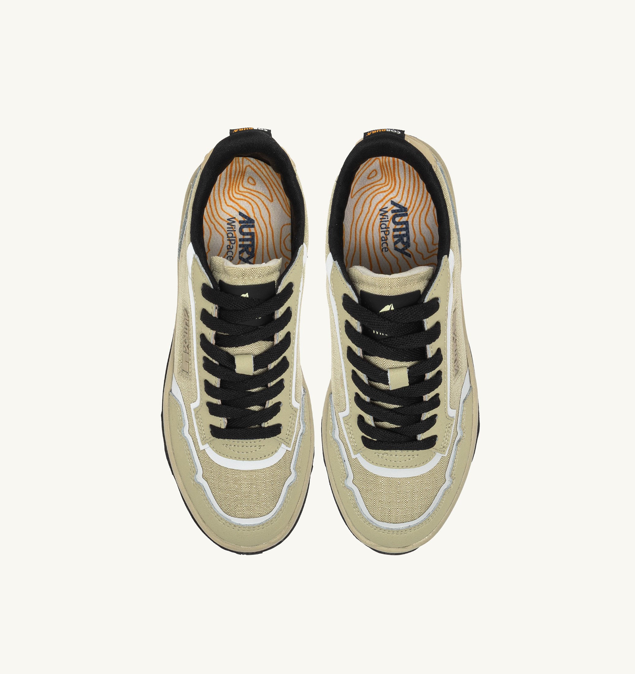 BASKETS WILDPACE LOW EN NYLON RIPSTOP ET CUIR TIDAL FOAM ET REFLEX