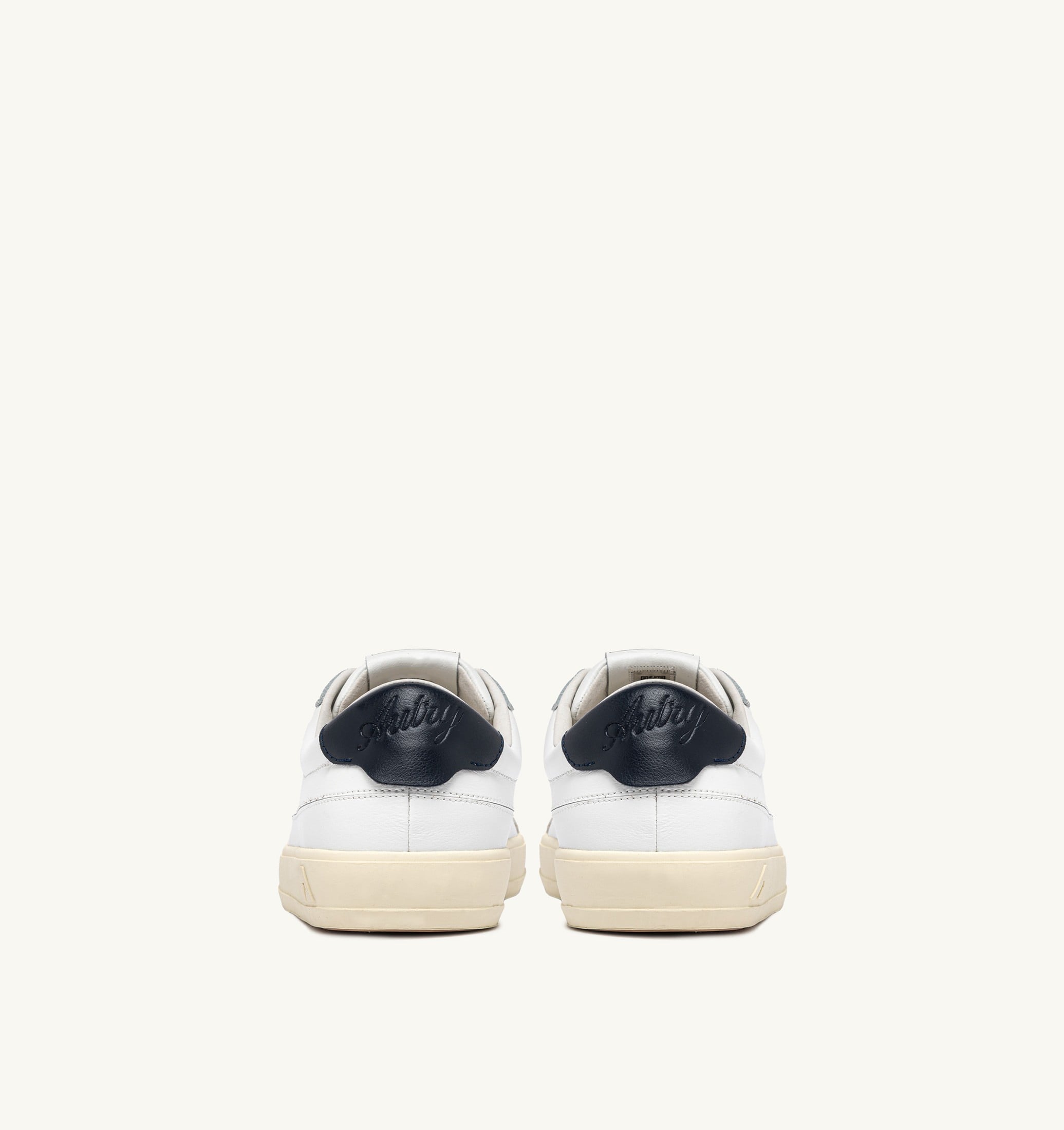 BASKETS WINDSCAPE LOW EN CUIR BLANC ET SPACE